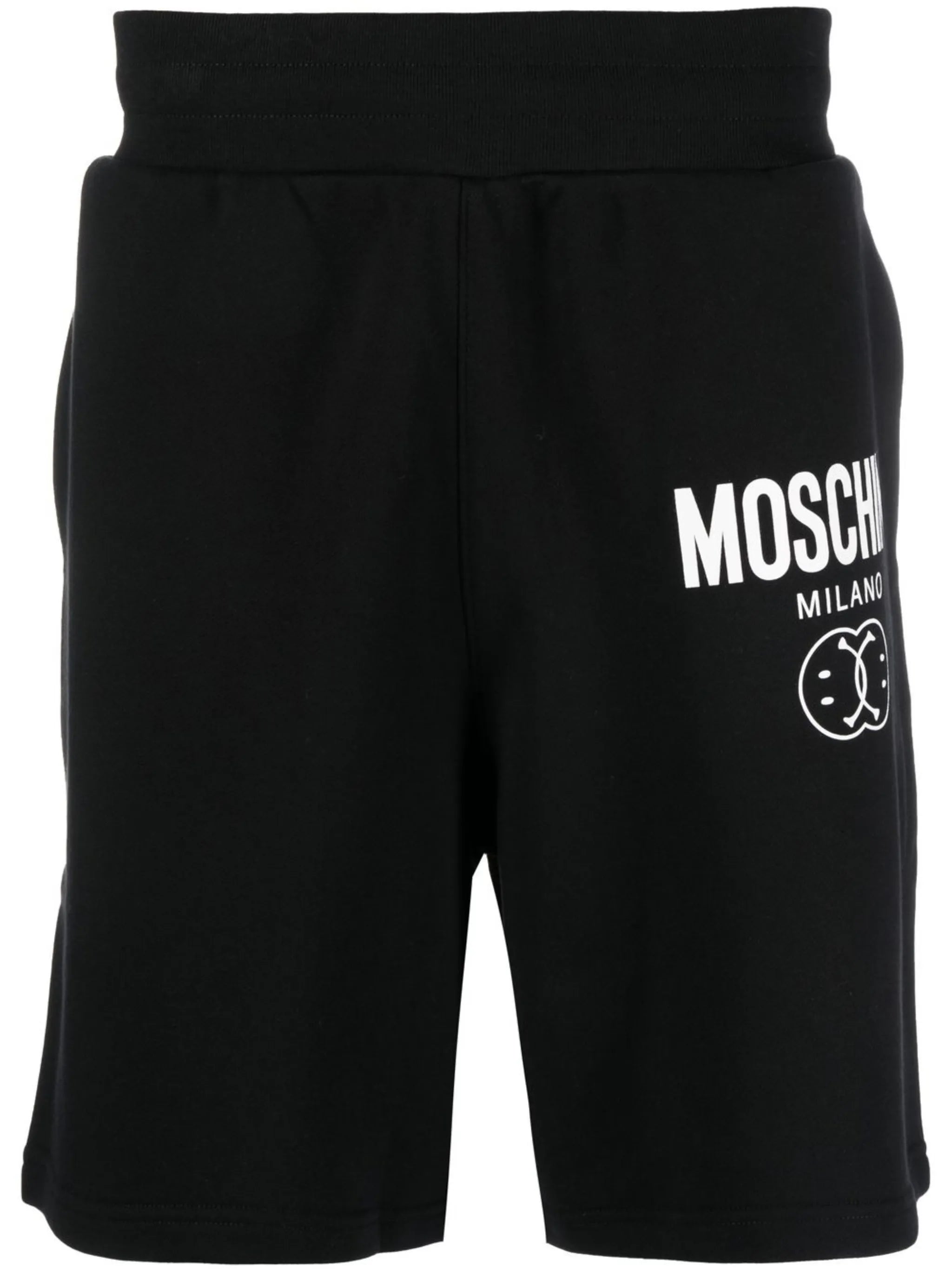 x Smiley cotton jersey shorts