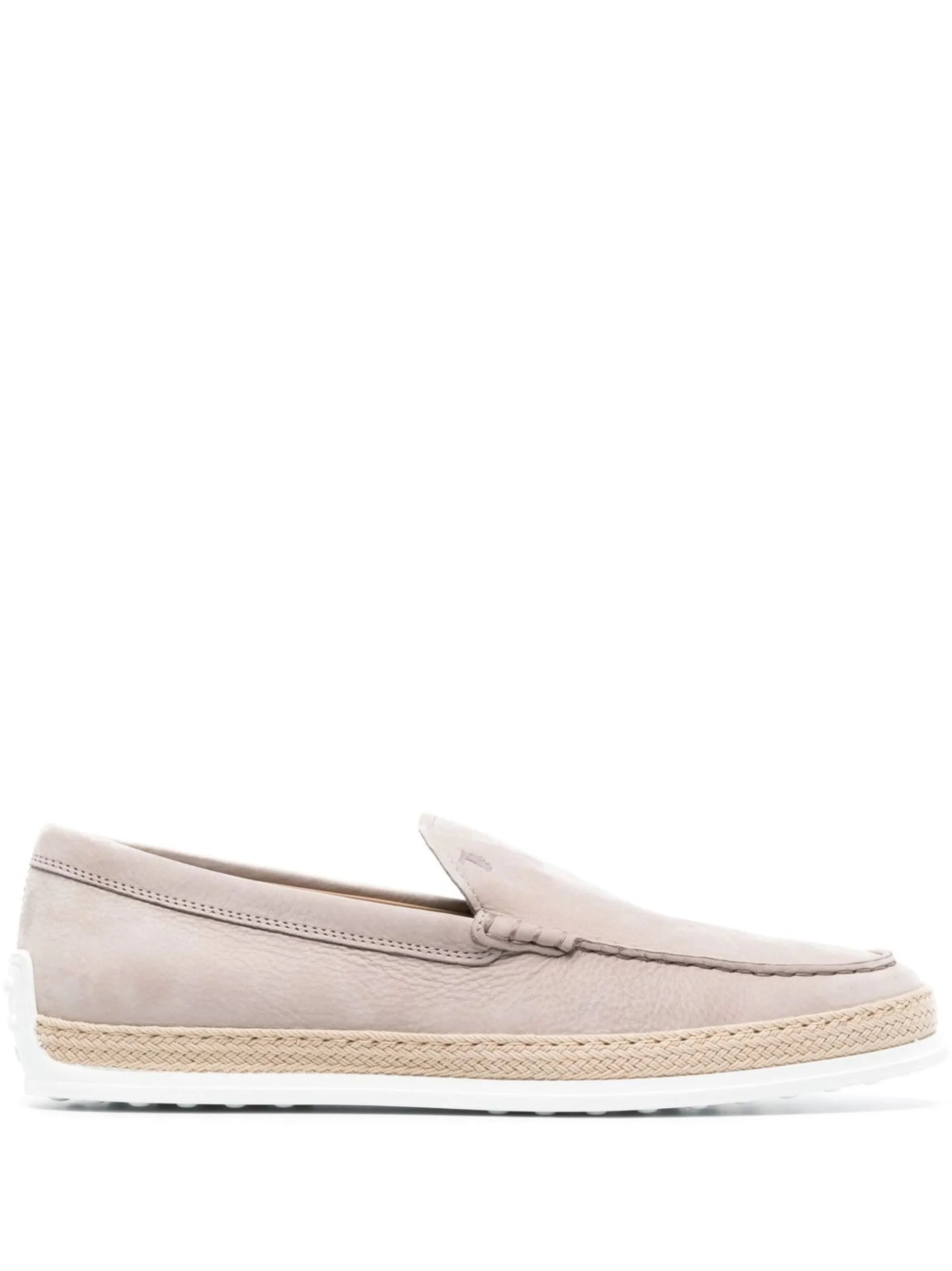 suede slip-on loafers
