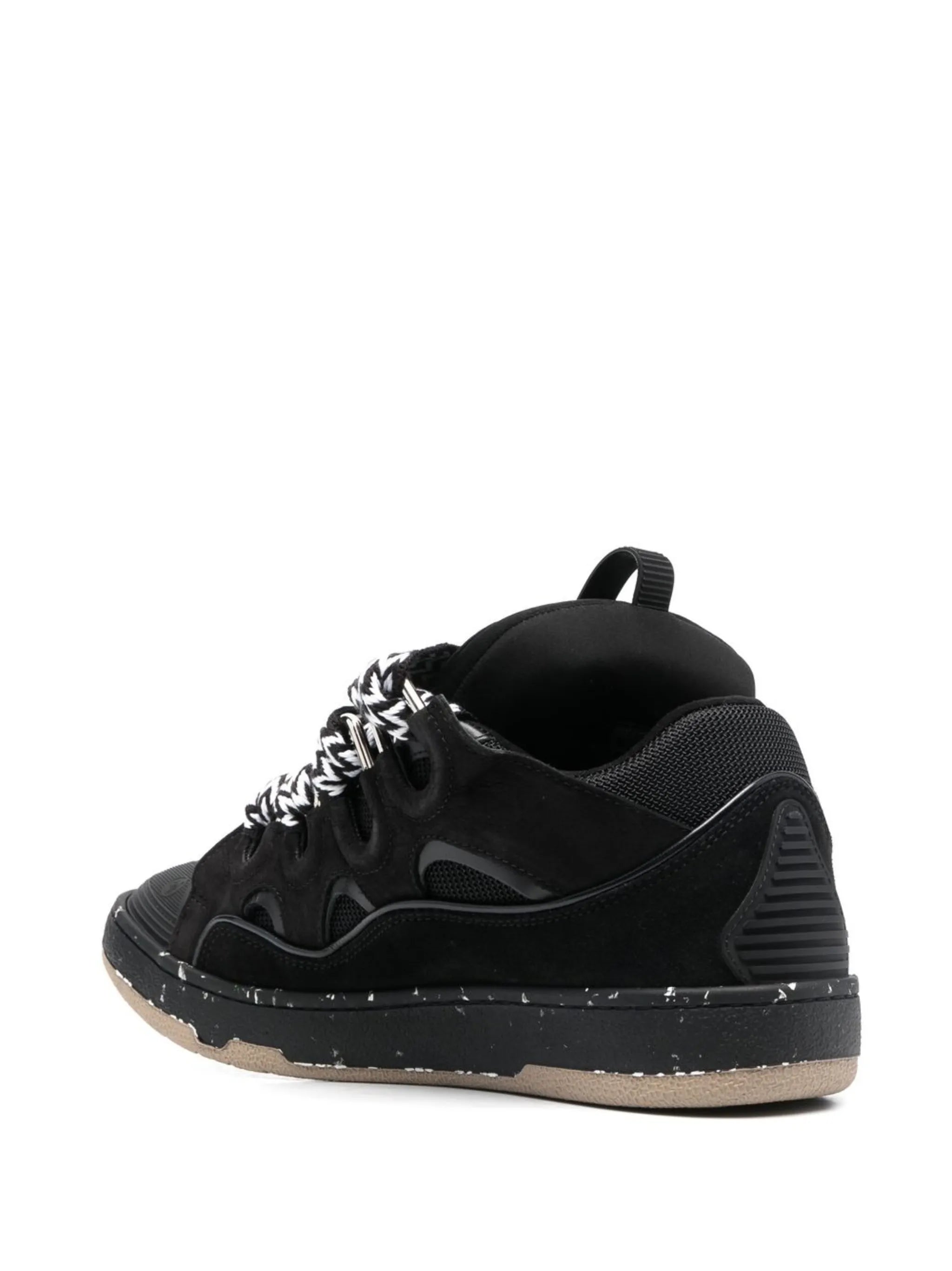 Curb leather sneakers