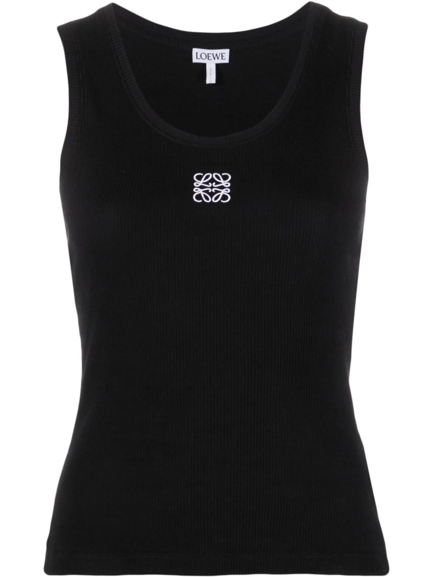 embroidered Anagram tank top