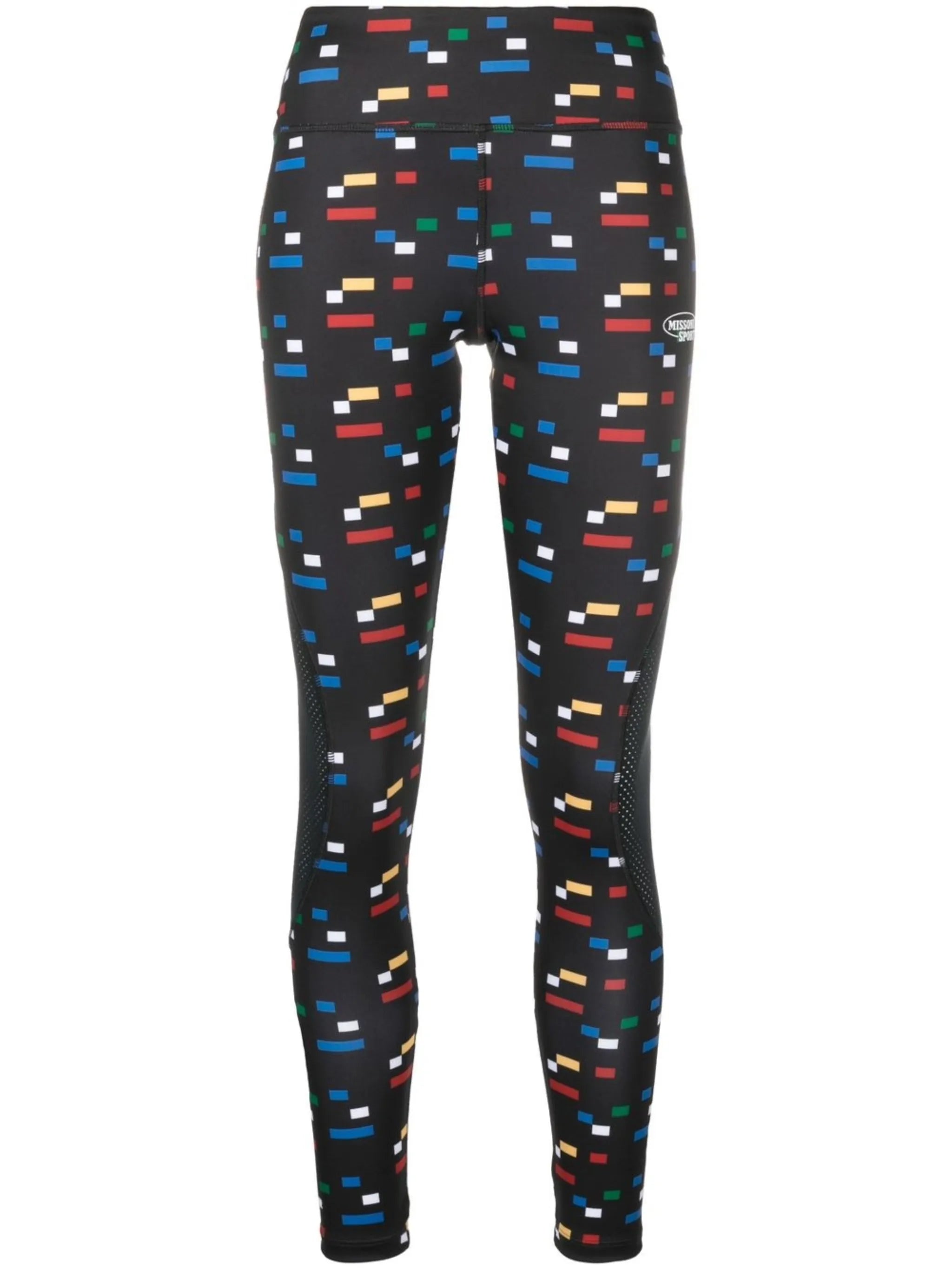 geometric-print leggings
