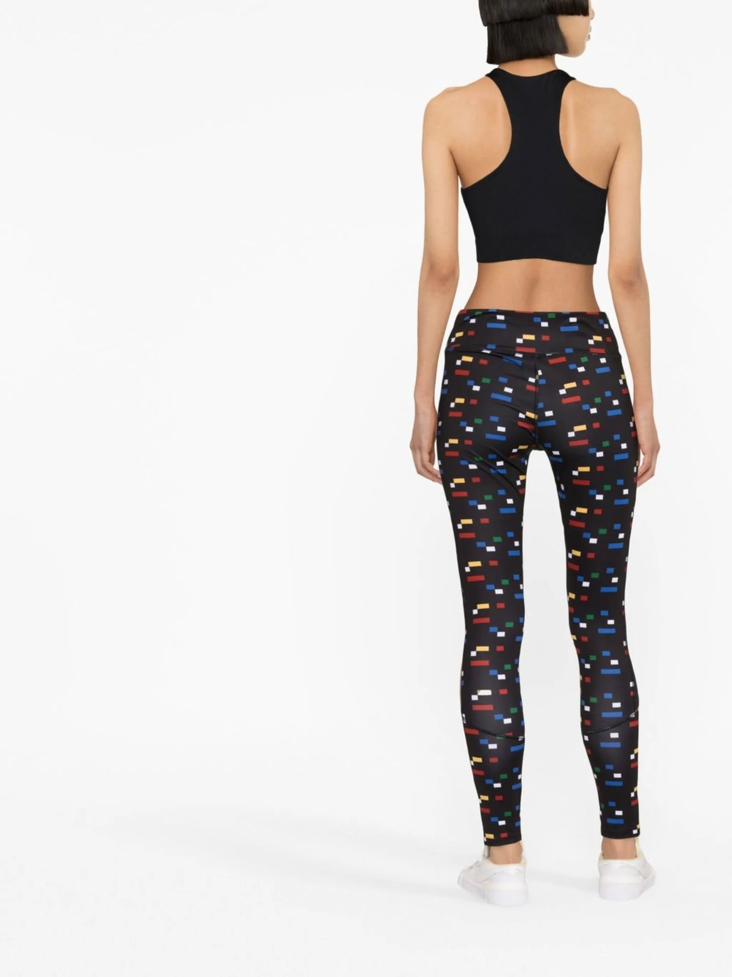 geometric-print leggings