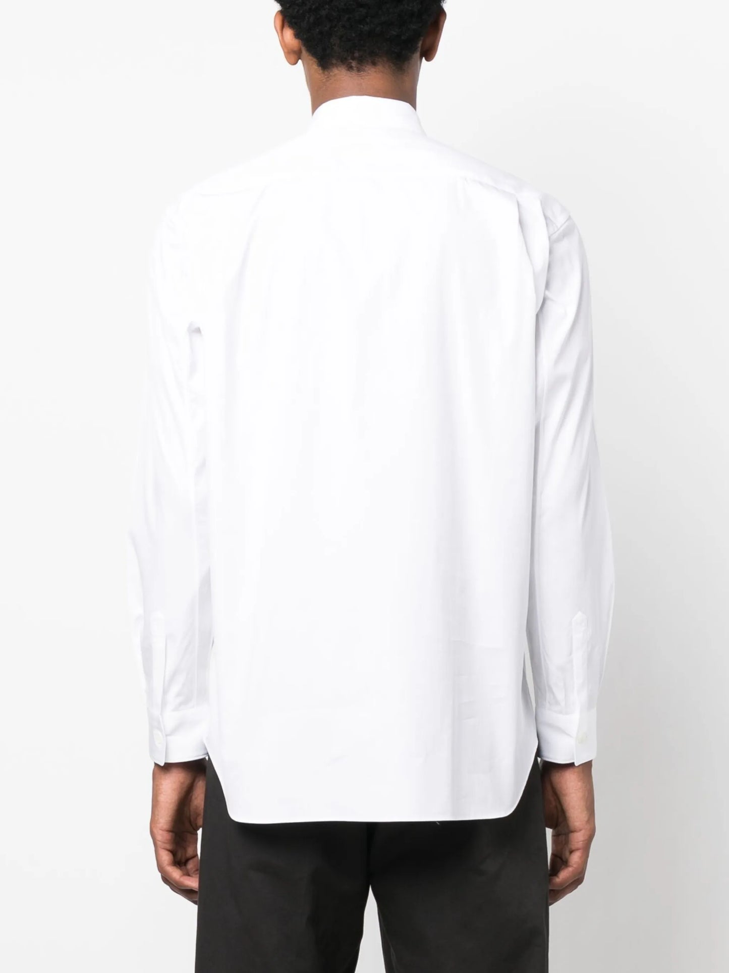 graphic-print cotton shirt