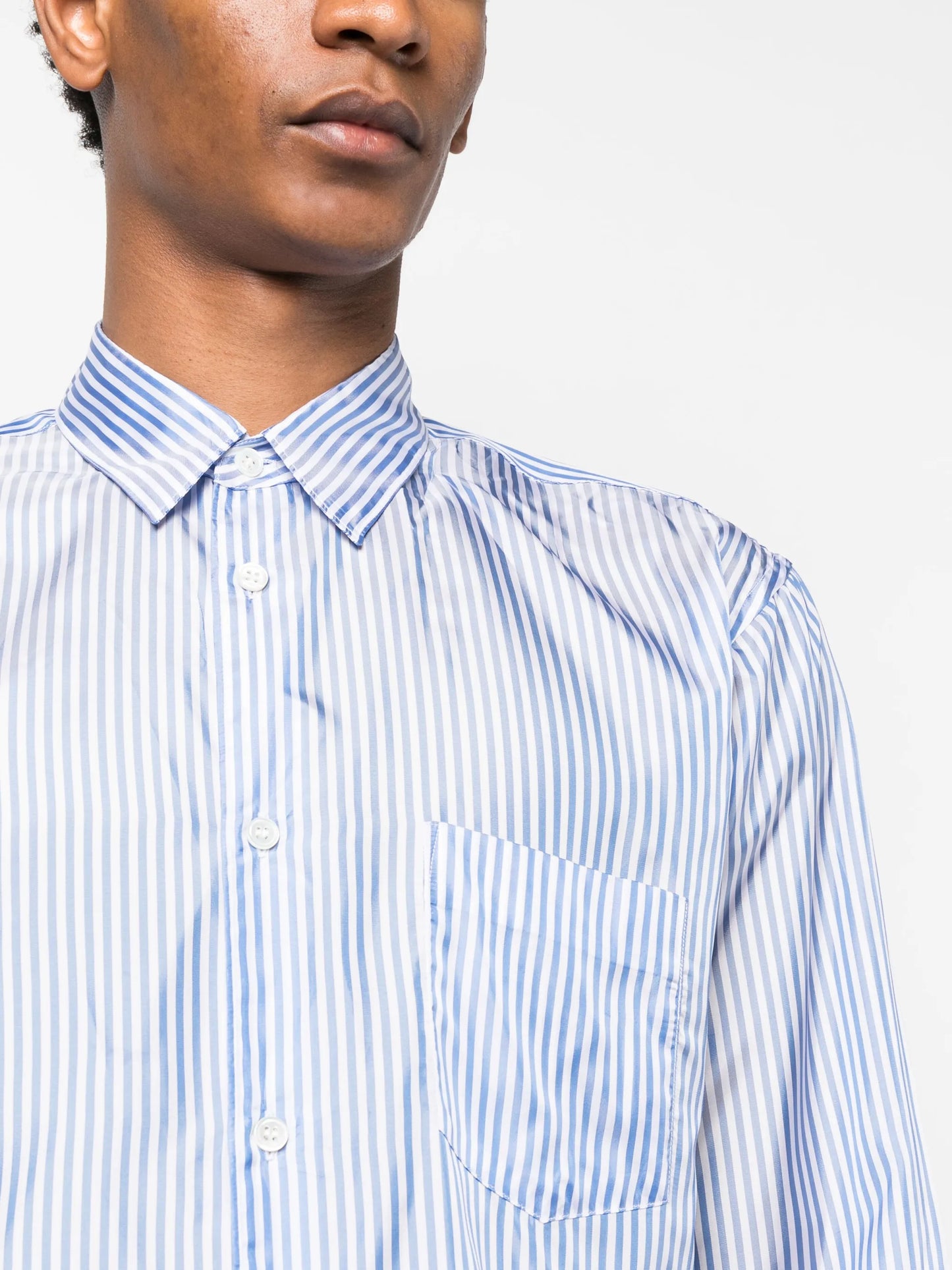 long-sleeve striped shirt