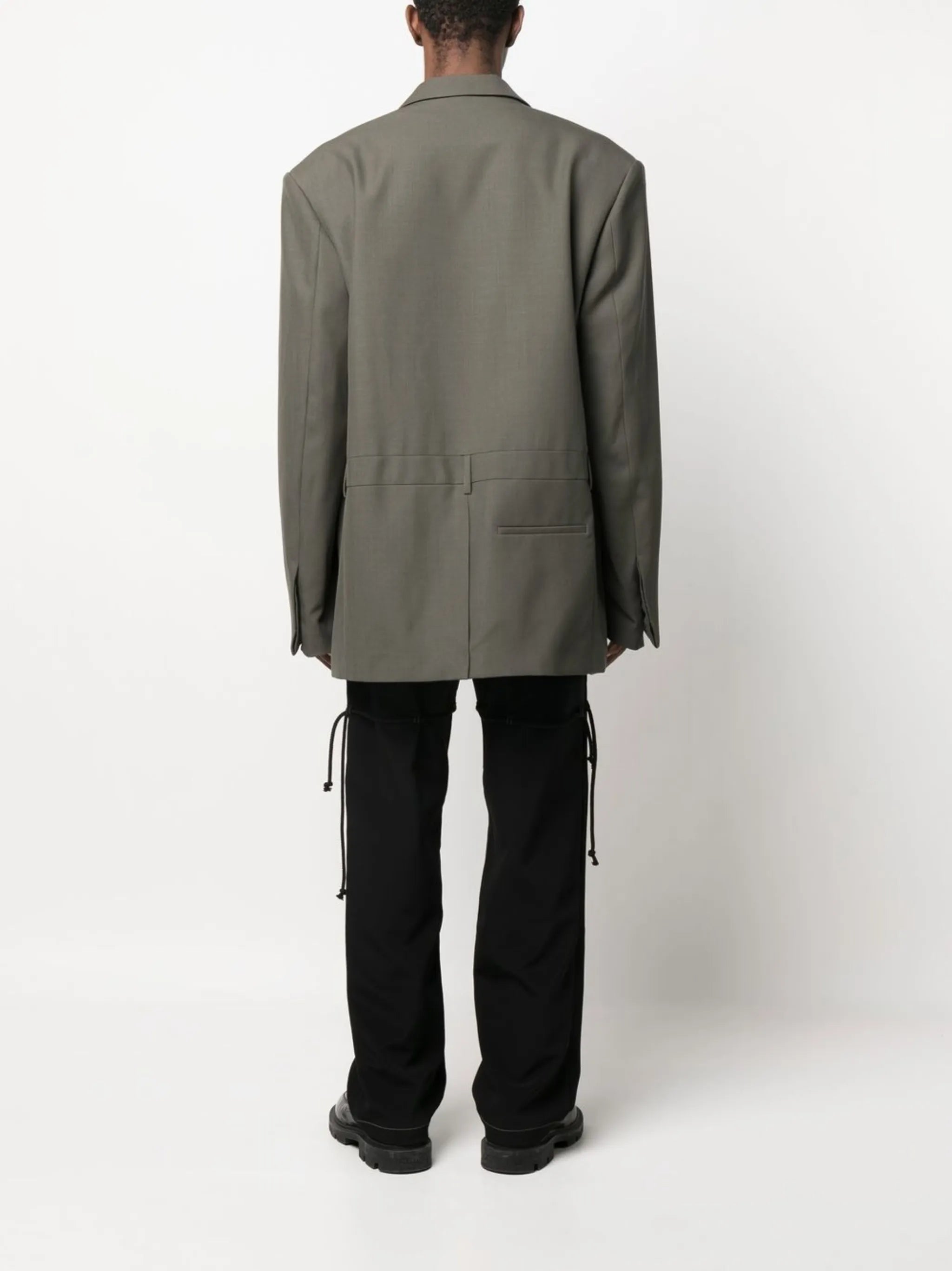 wool single-breasted blazer
