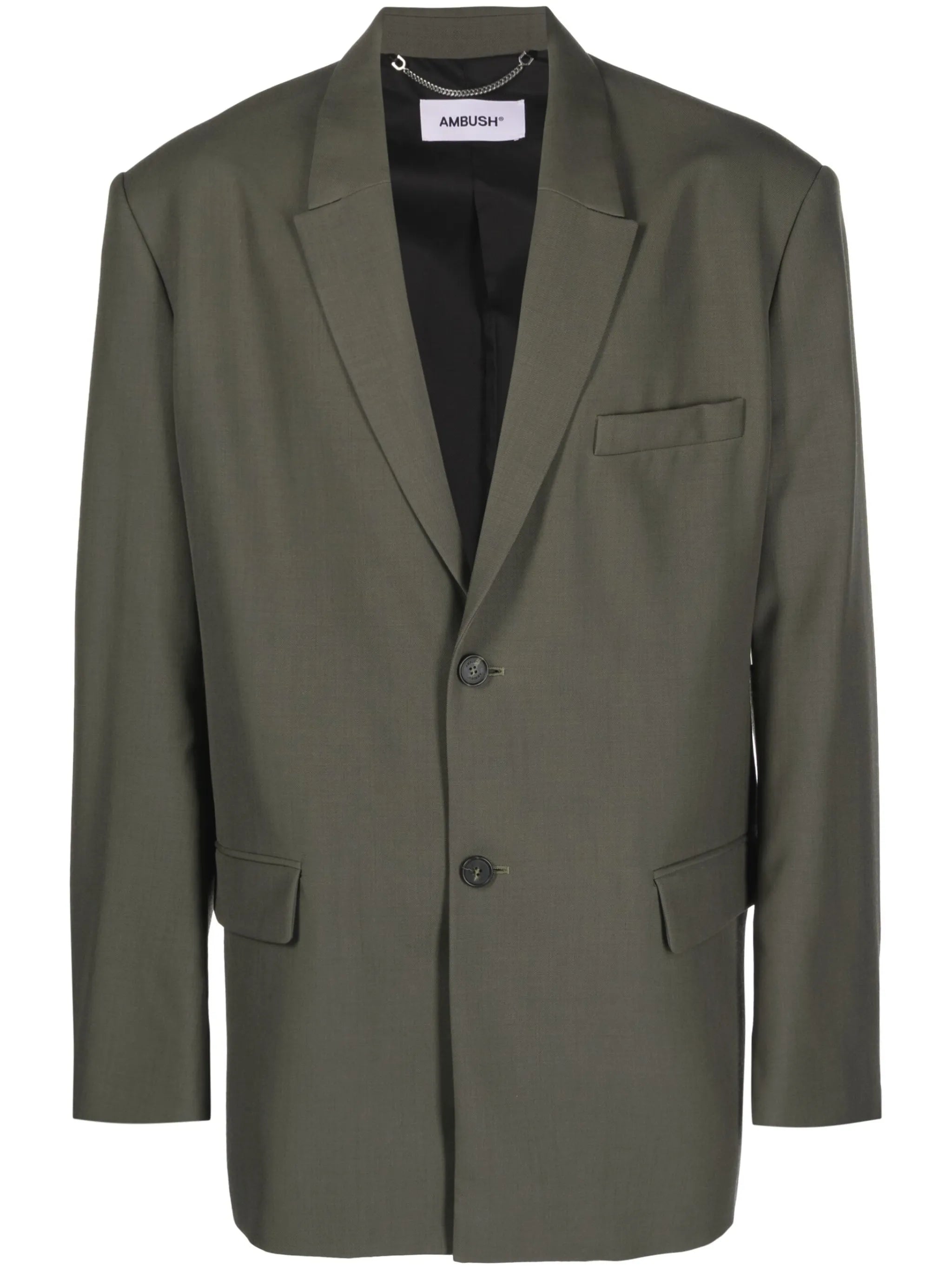 wool single-breasted blazer