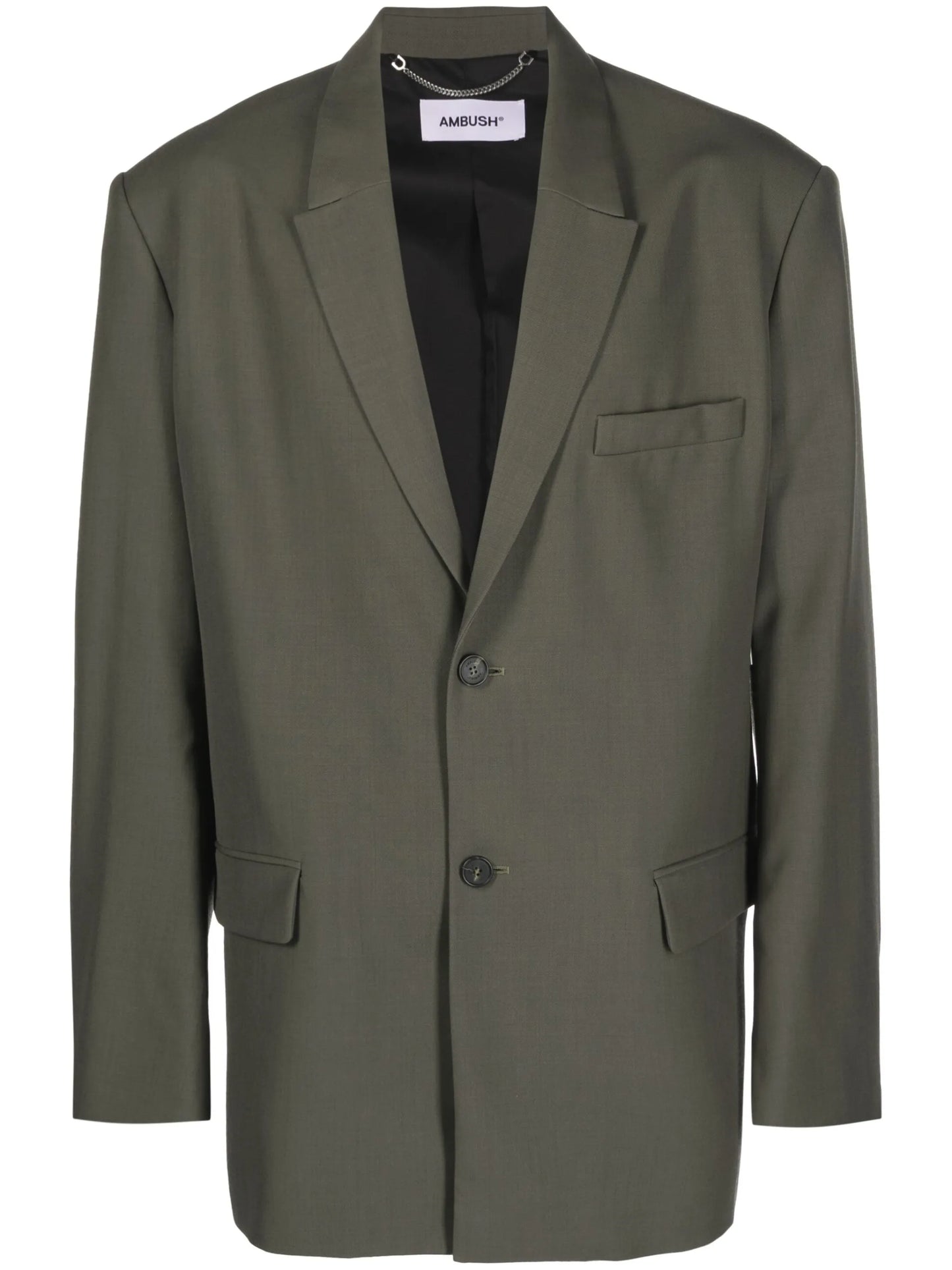 wool single-breasted blazer