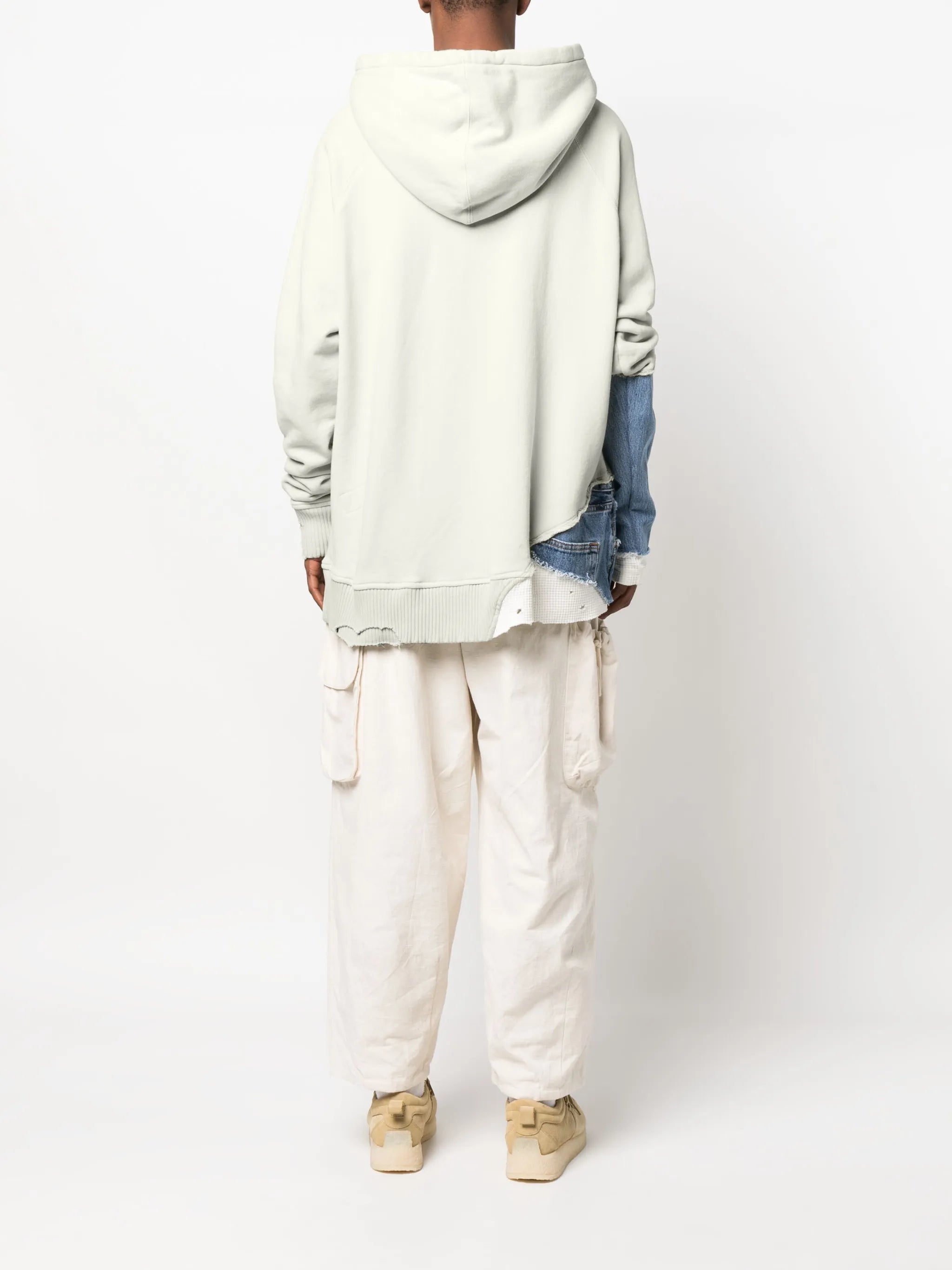 Fragment drawstring hoodie