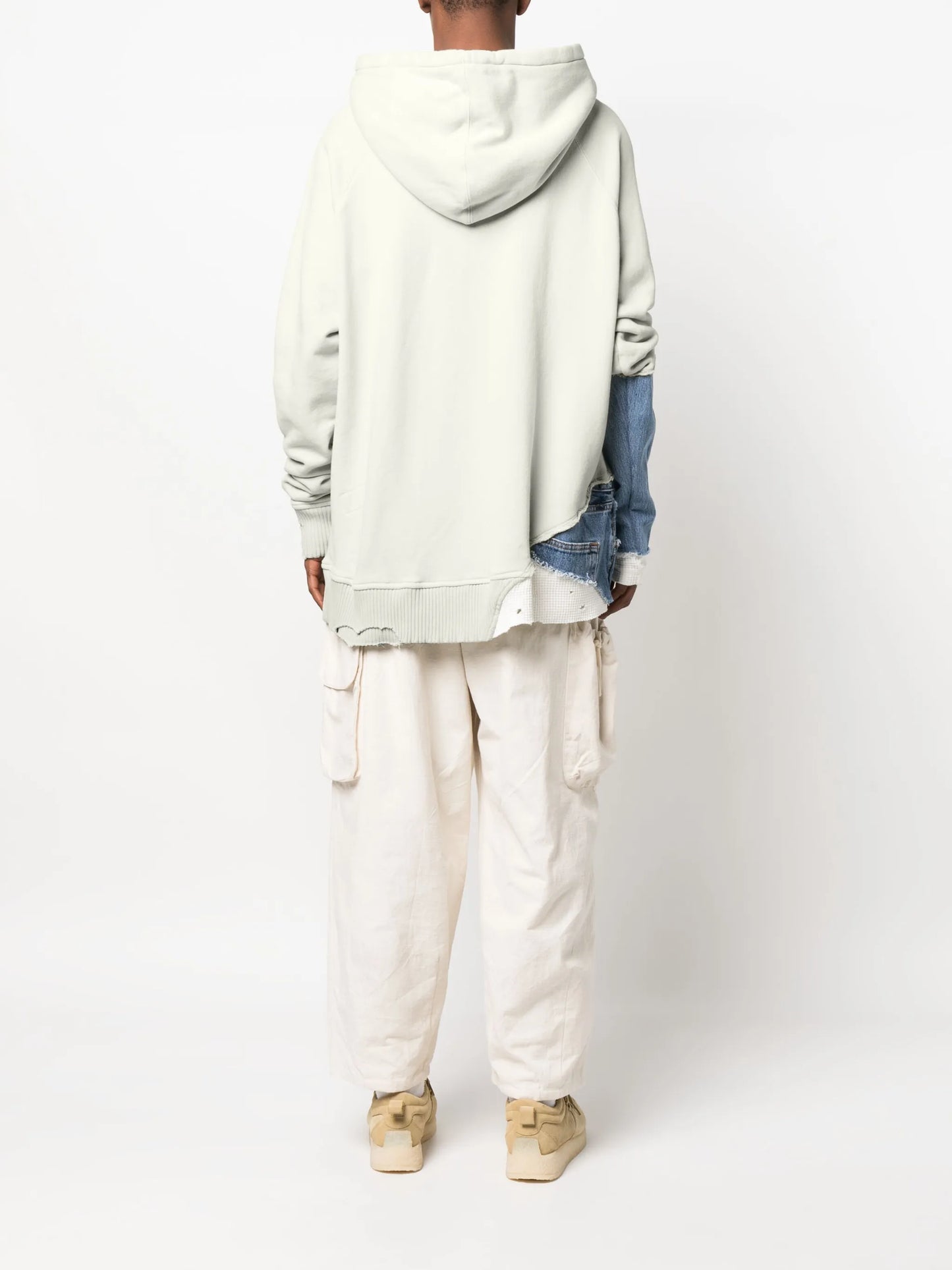 Fragment drawstring hoodie
