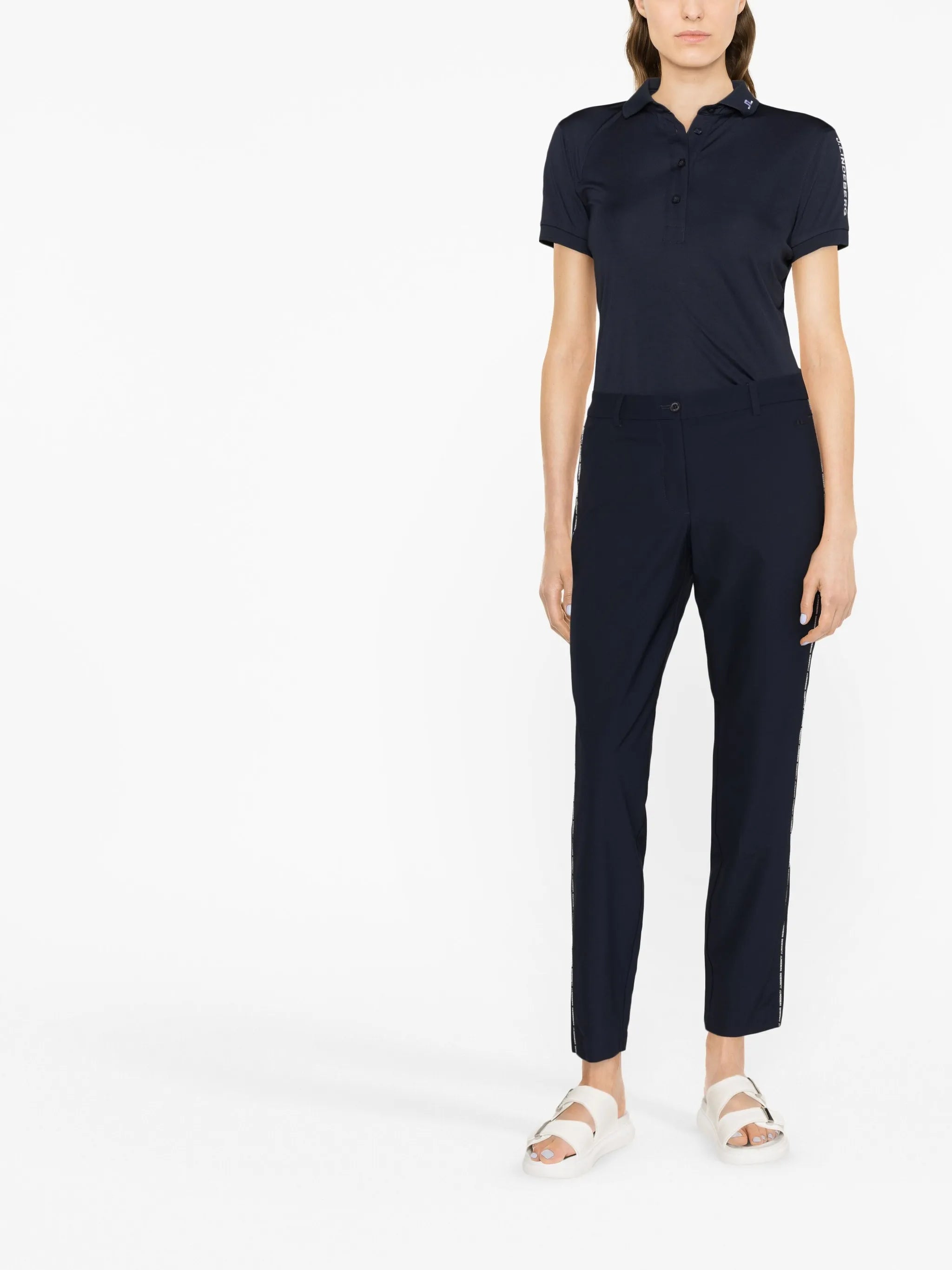 straight leg trousers
