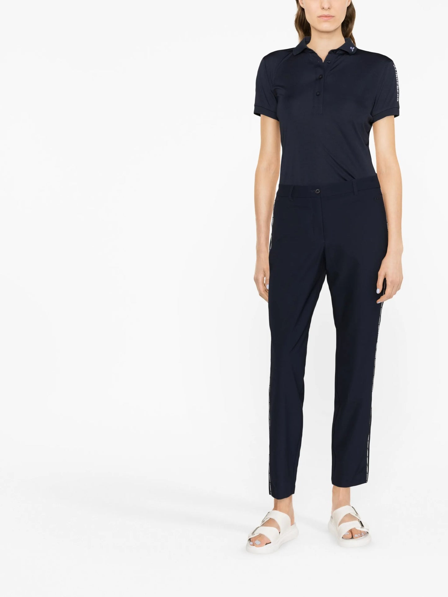 straight leg trousers