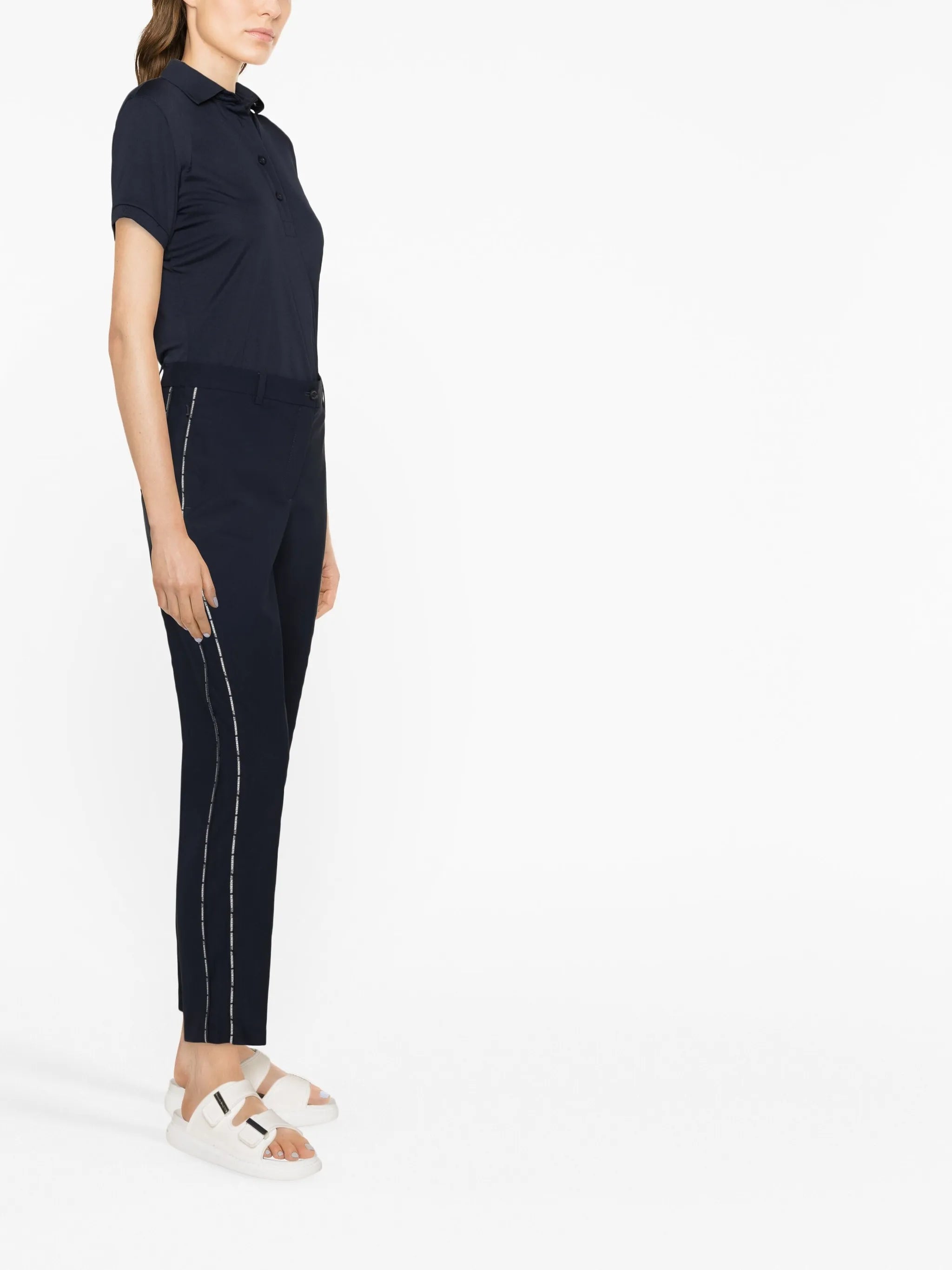 straight leg trousers
