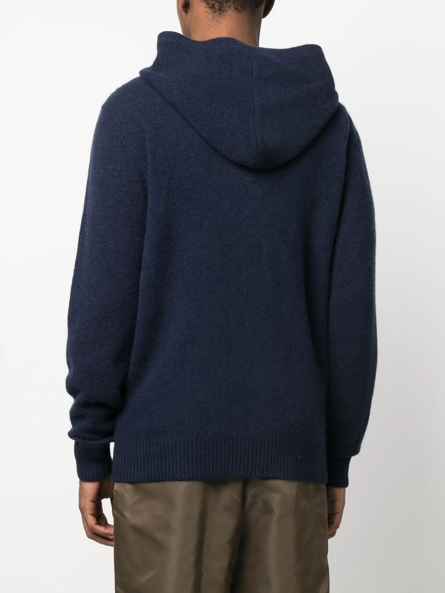knitted cashmere hoodie