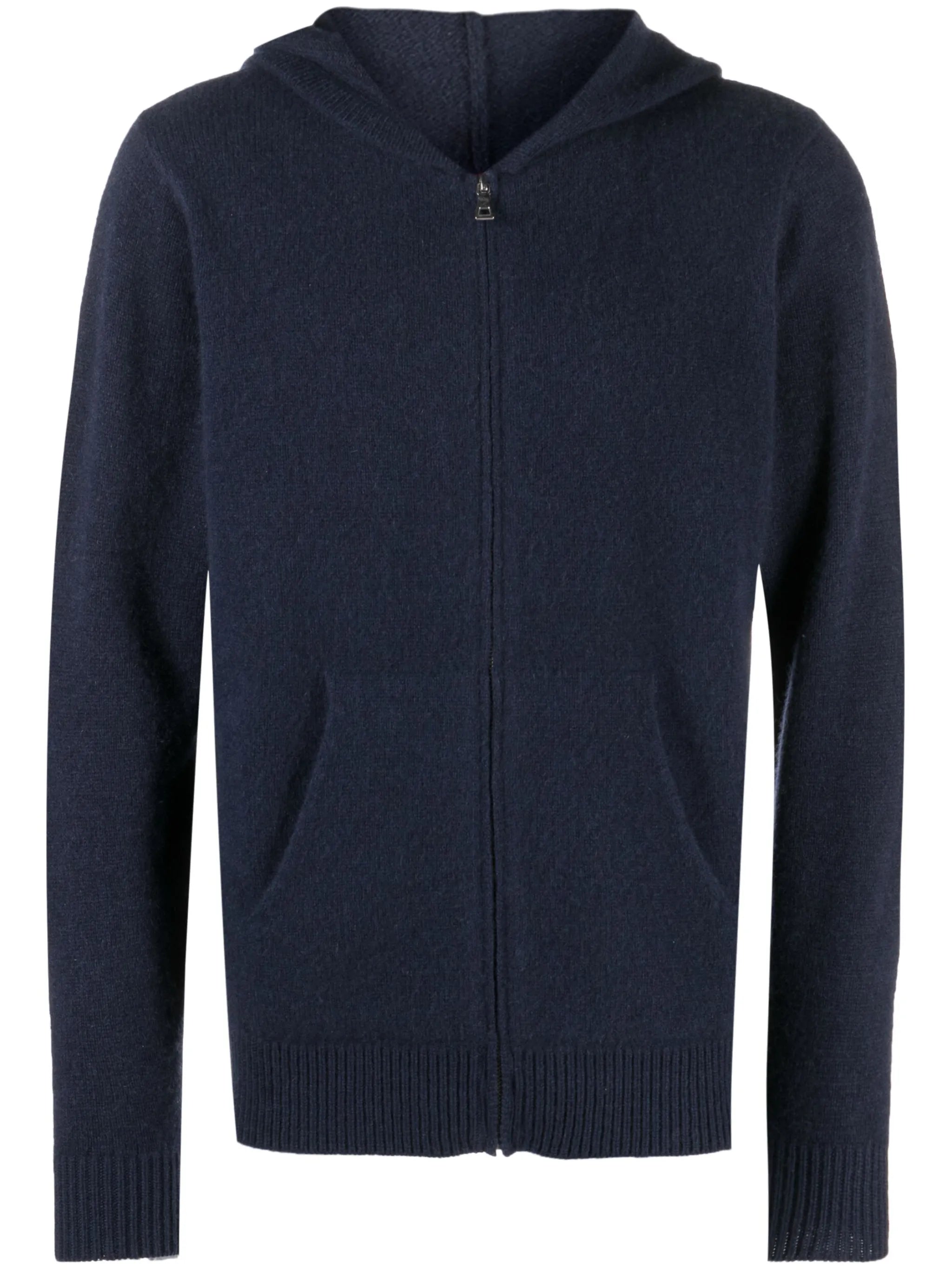 knitted cashmere hoodie