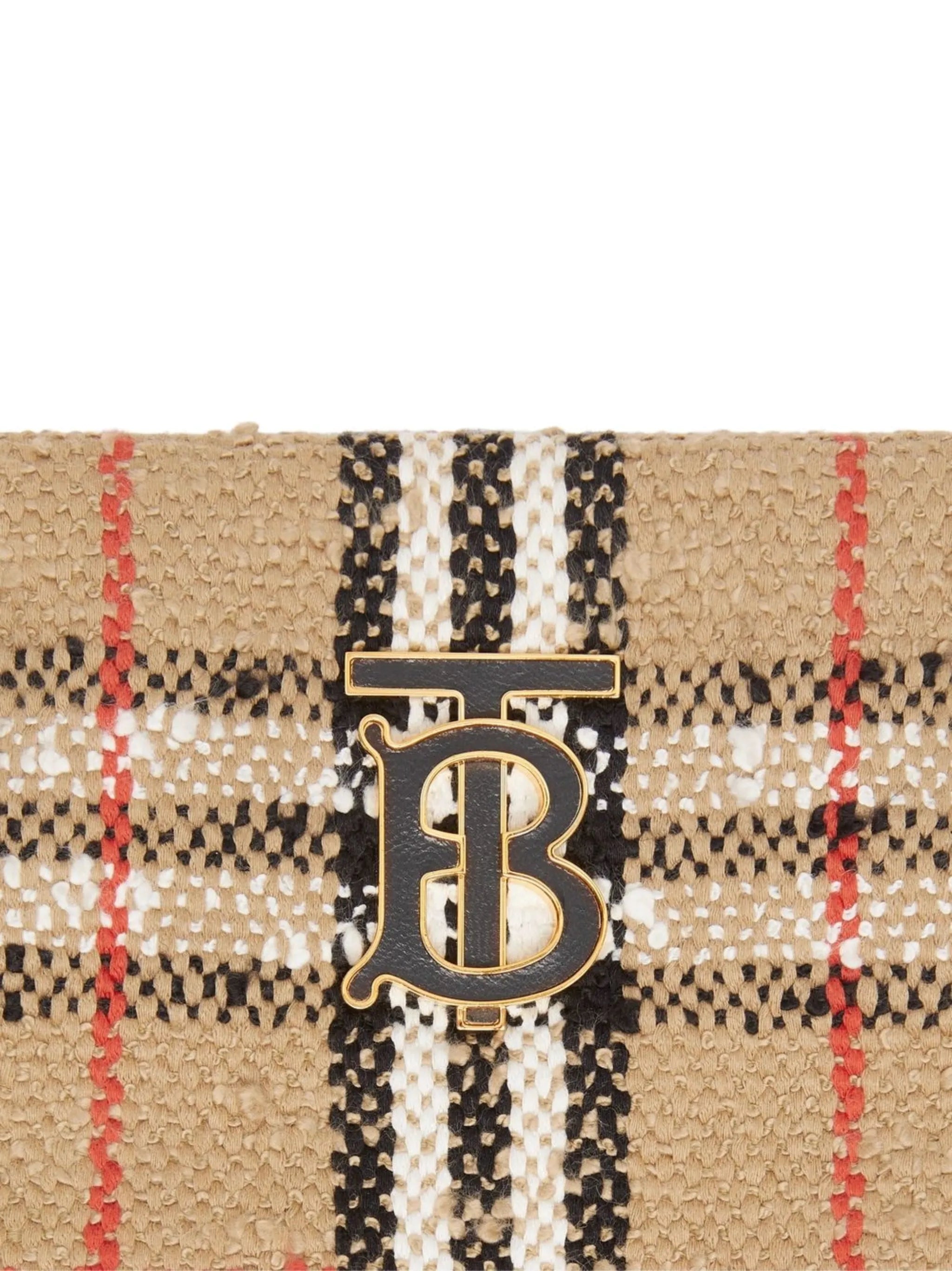 Vintage Check bouclé mini Lola bucket bag