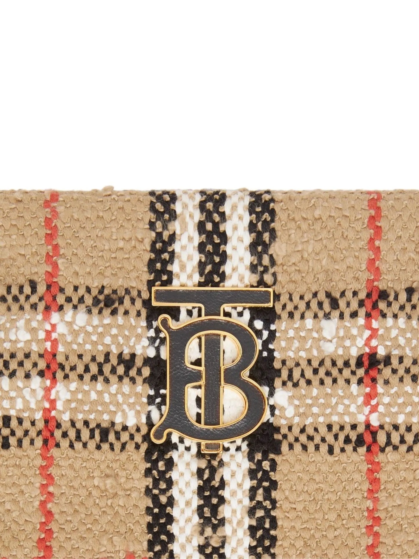 Vintage Check bouclé mini Lola bucket bag