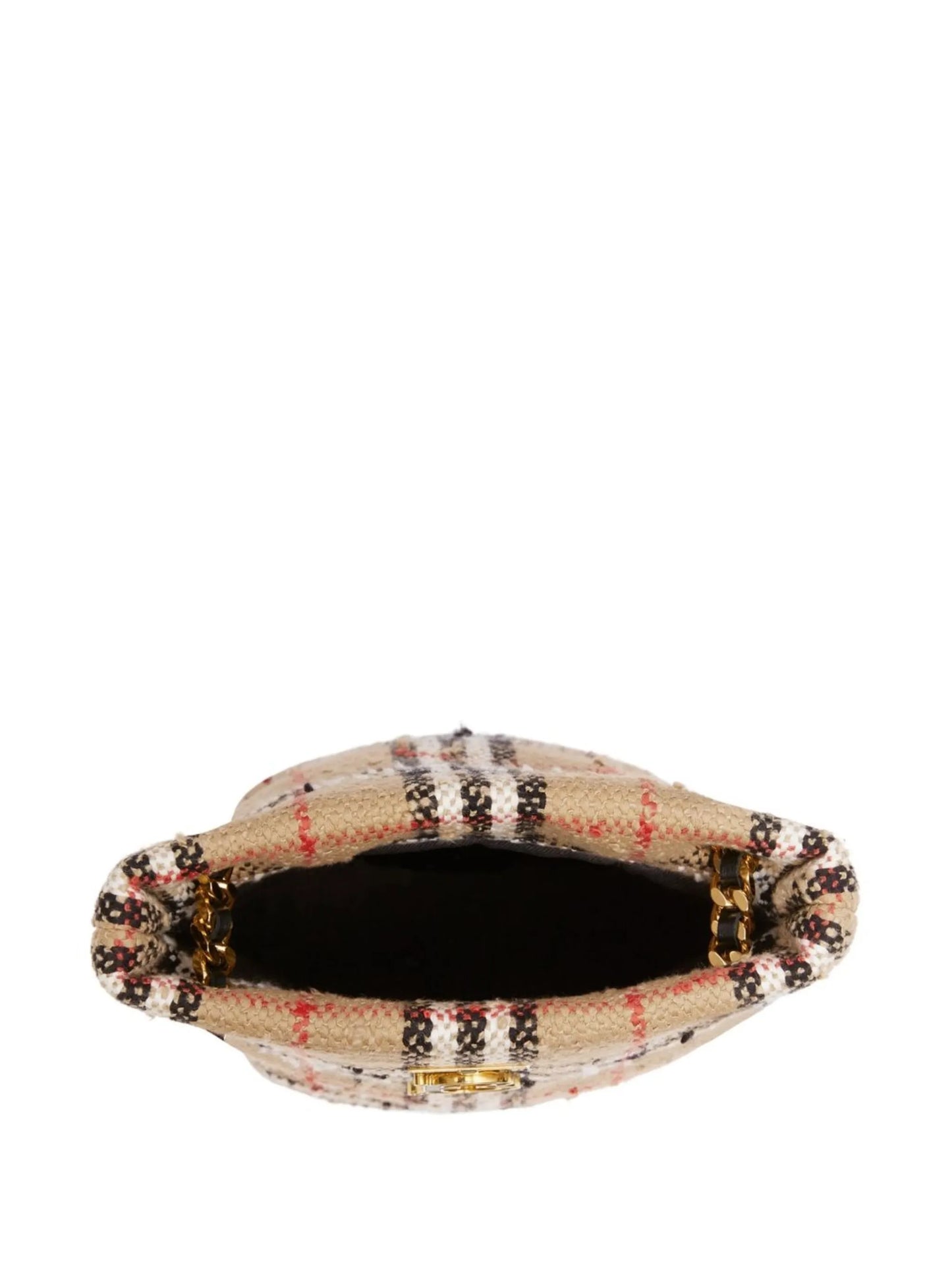 Vintage Check bouclé mini Lola bucket bag