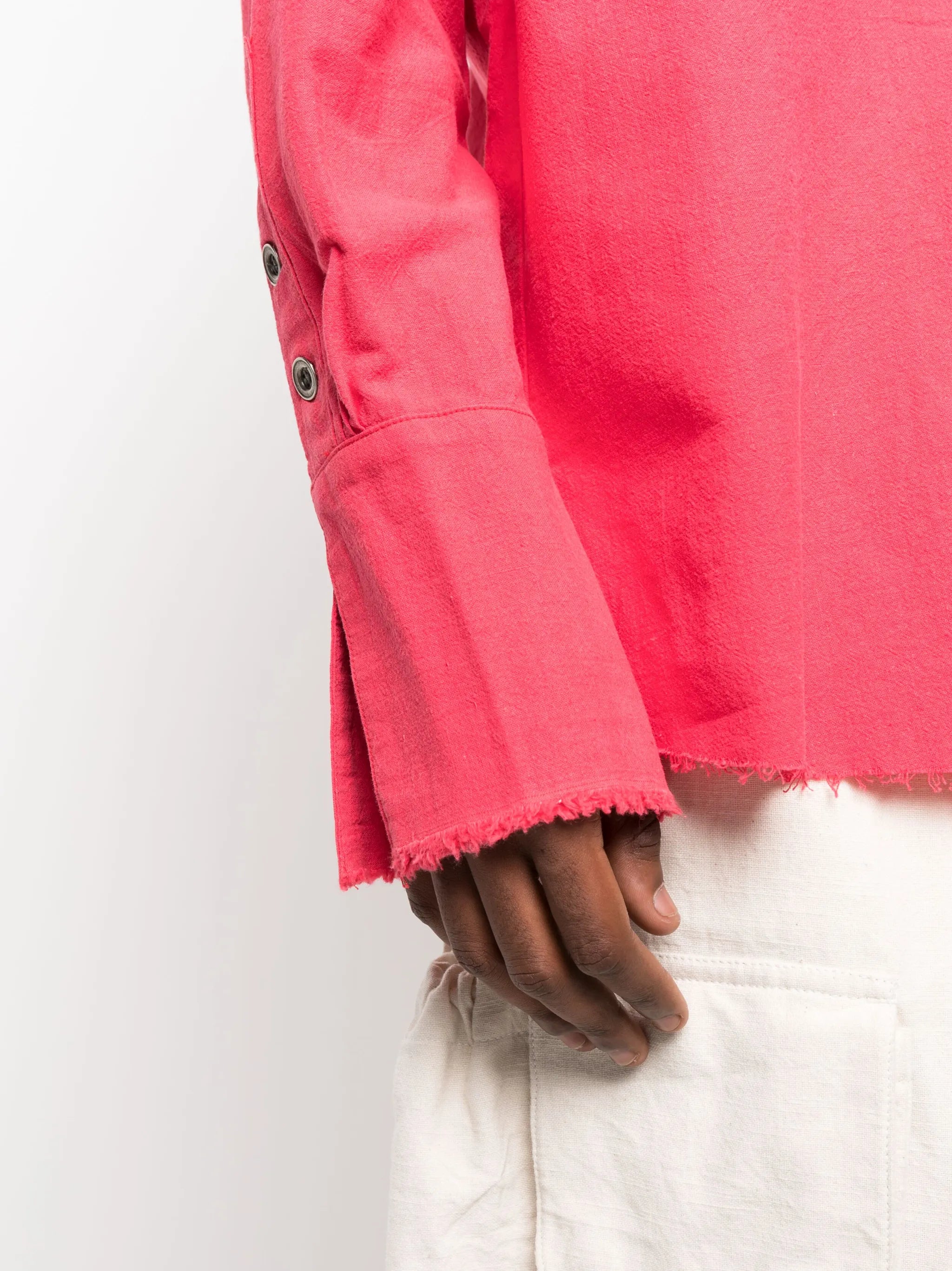 pleated-bib tuxedo shirt