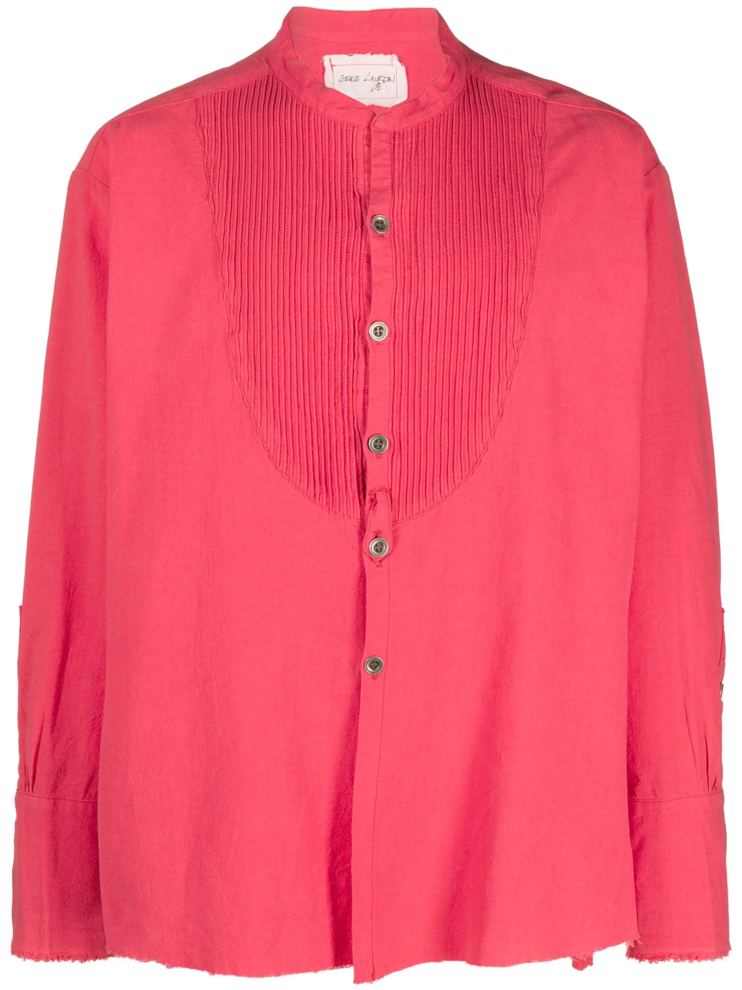pleated-bib tuxedo shirt