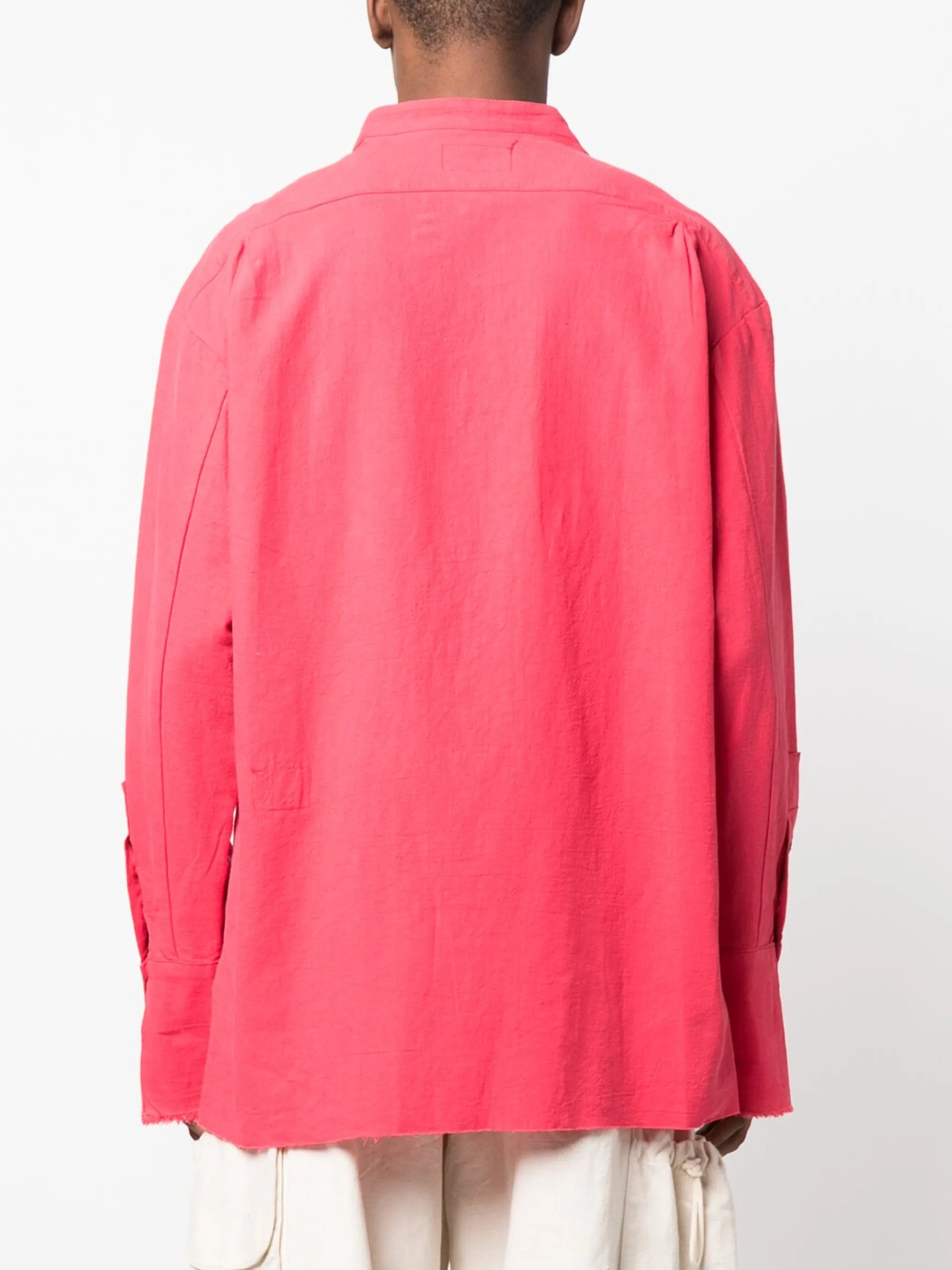 pleated-bib tuxedo shirt
