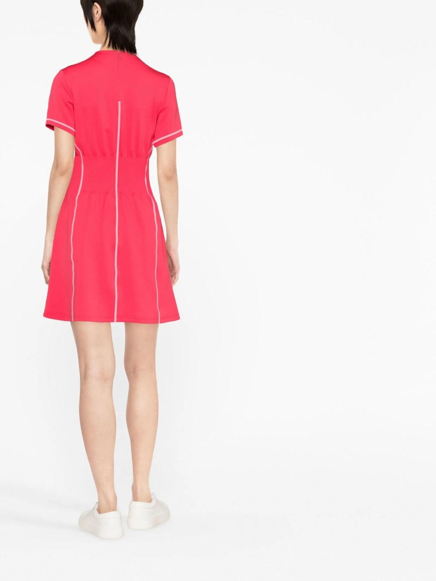 Krystal smocked-waist dress