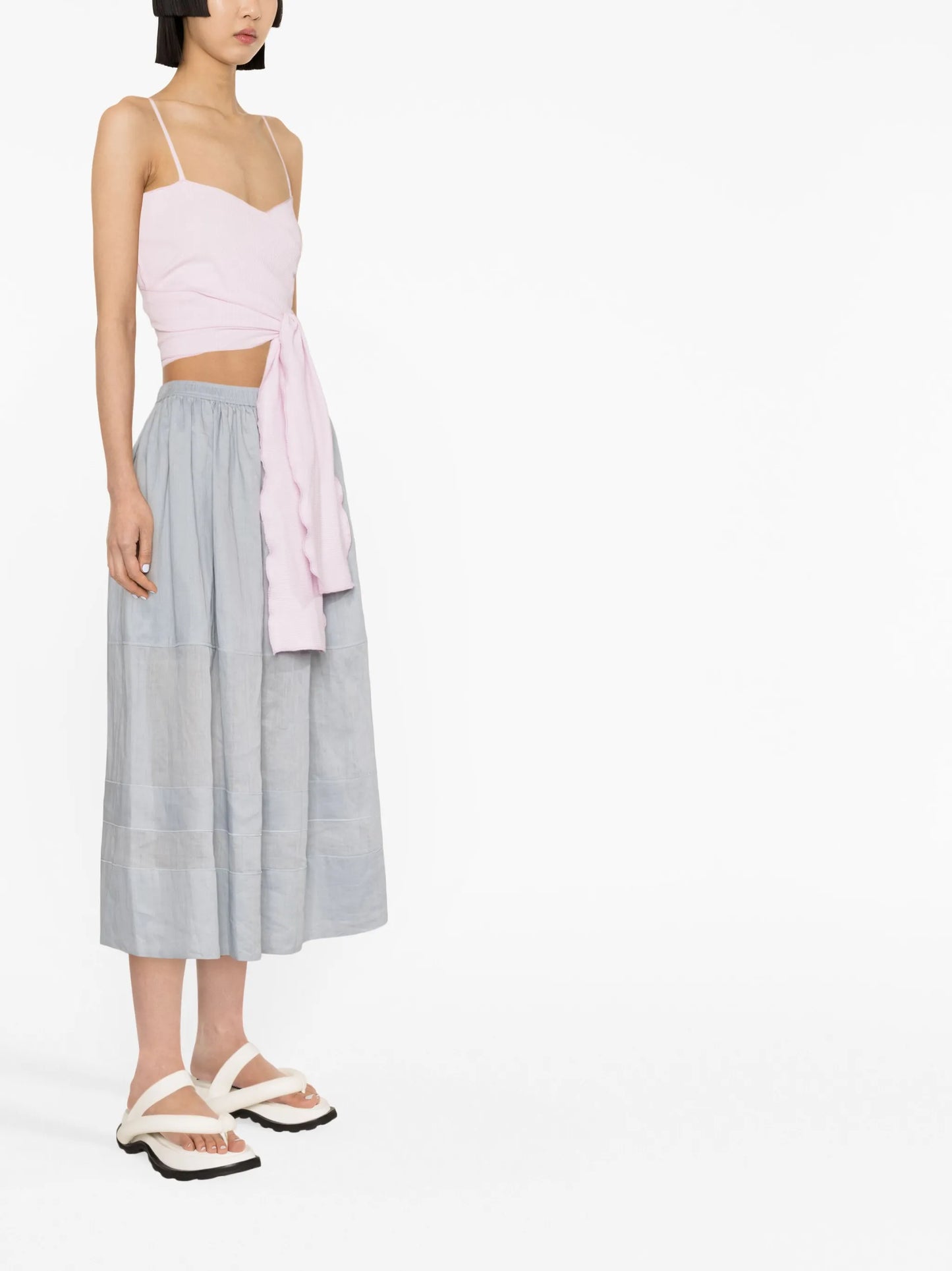 Mye cropped wrap top
