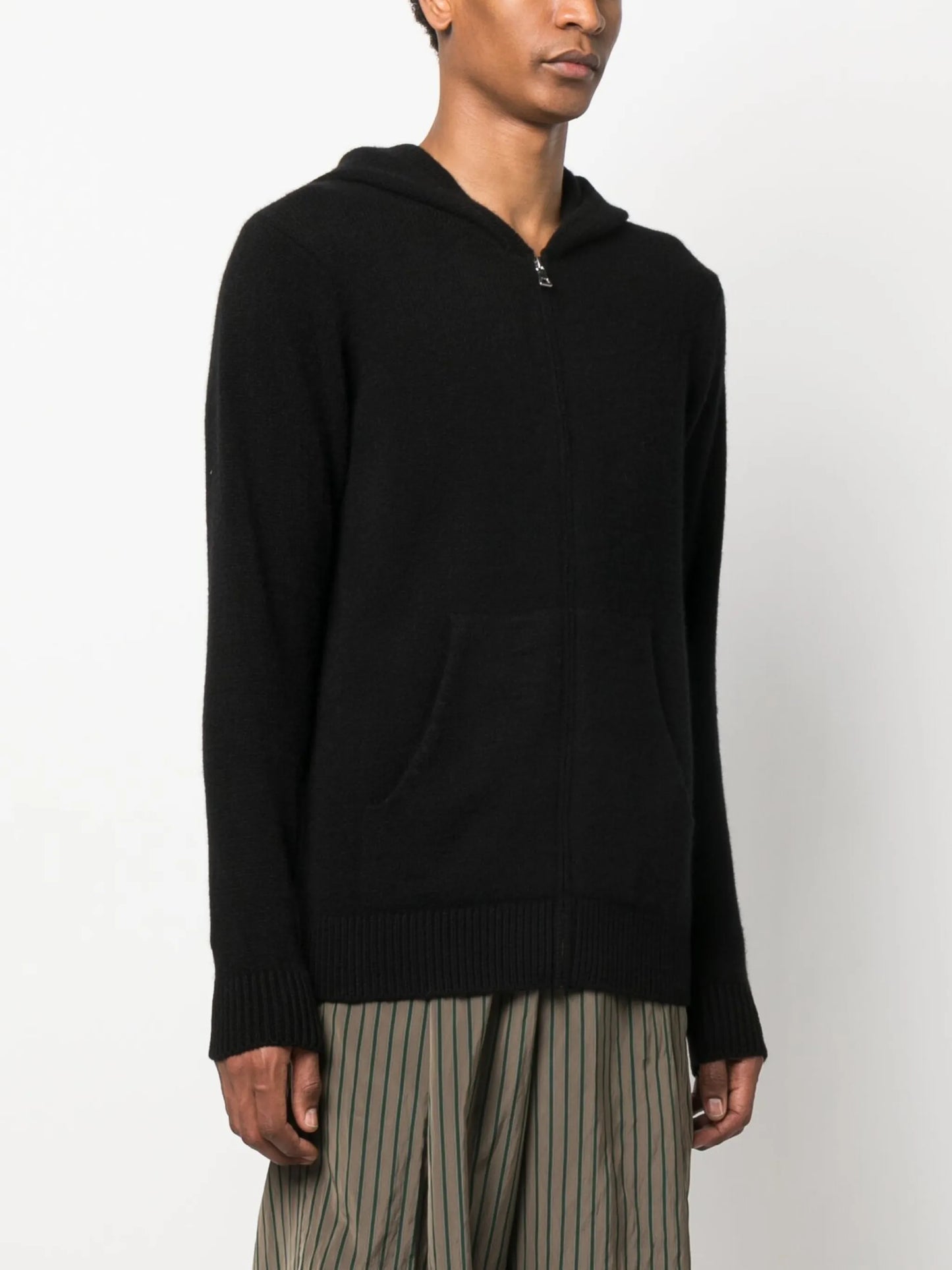 knitted cashmere hoodie