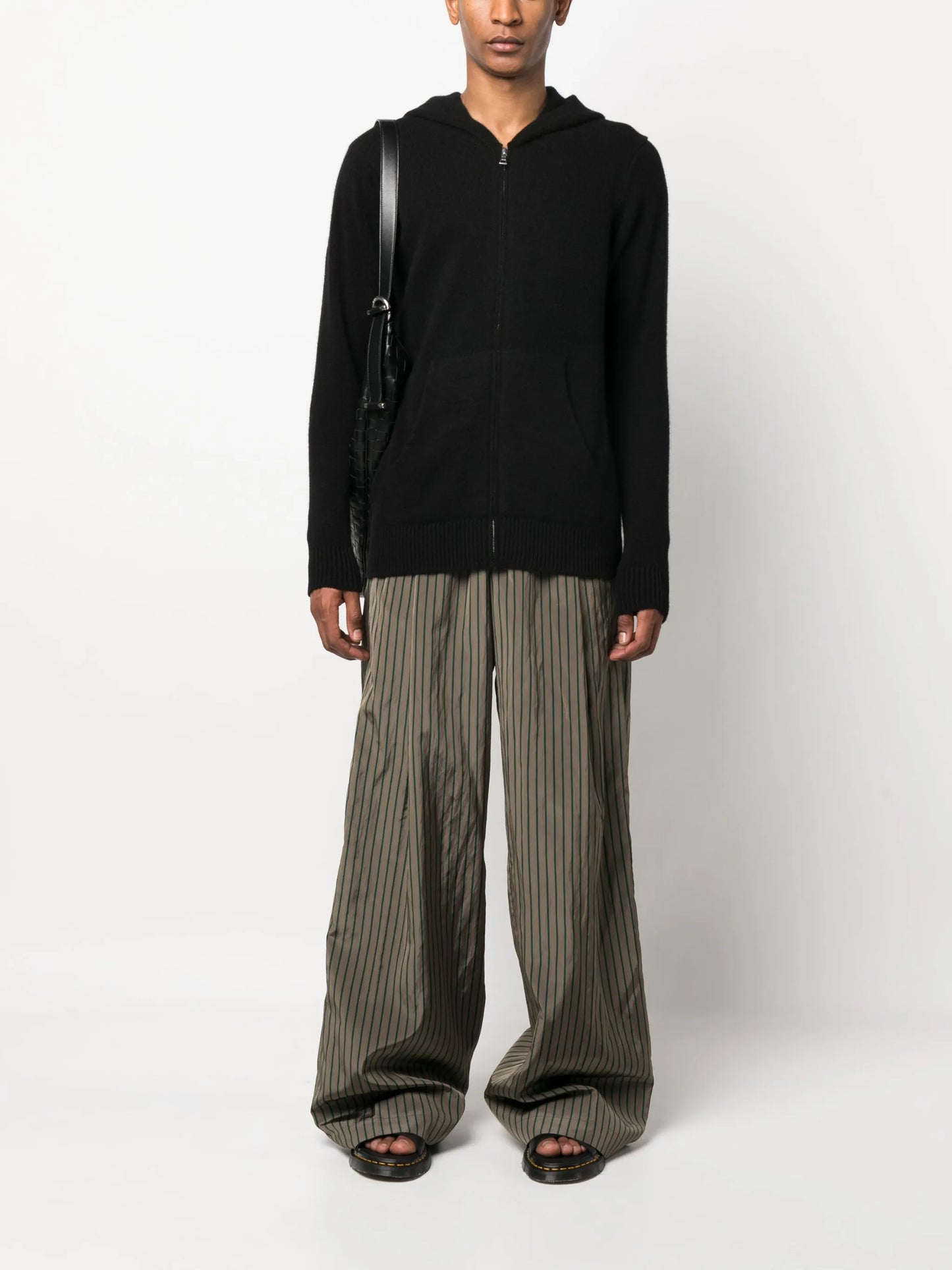 knitted cashmere hoodie