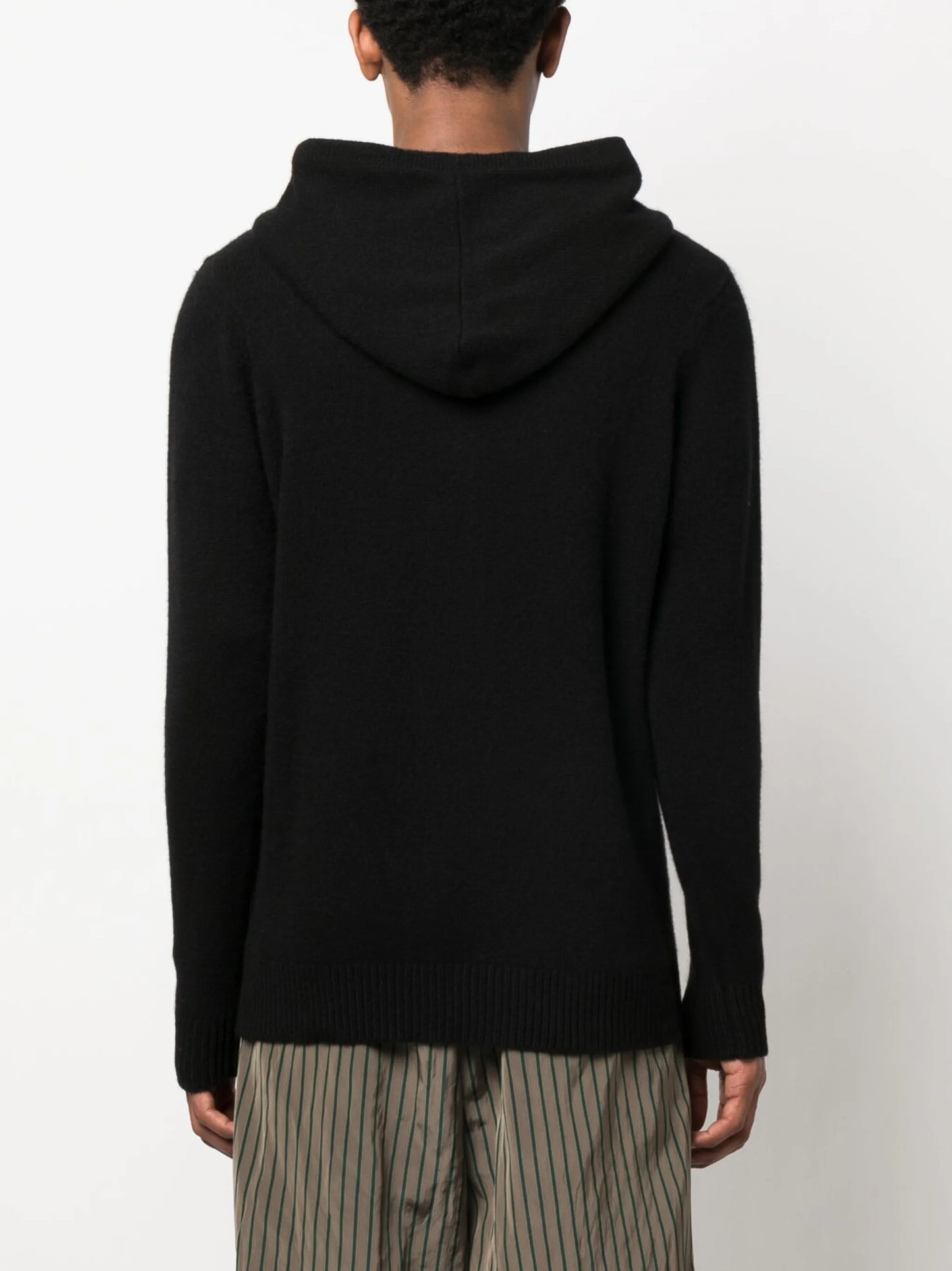 knitted cashmere hoodie