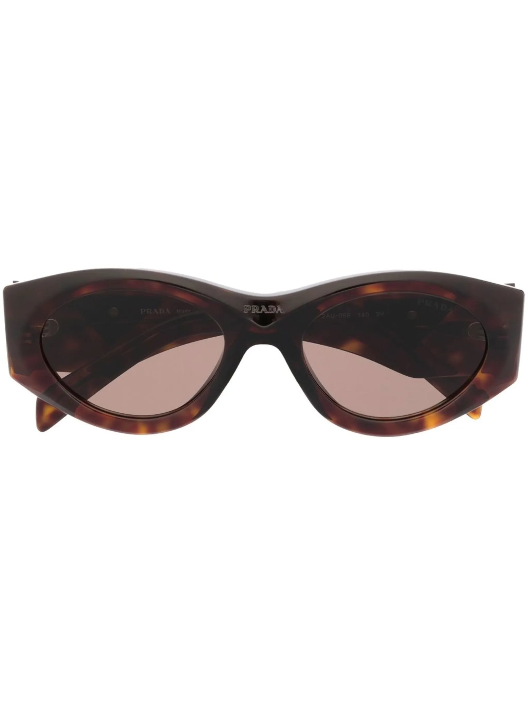 oval-frame sunglasses