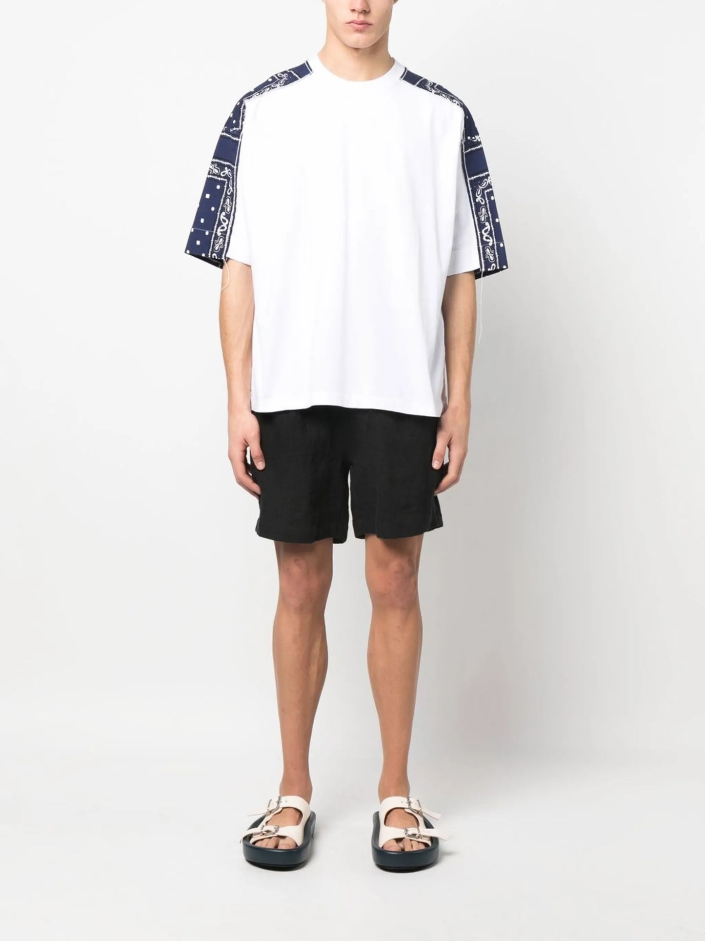 bandana-print cotton T-shirt