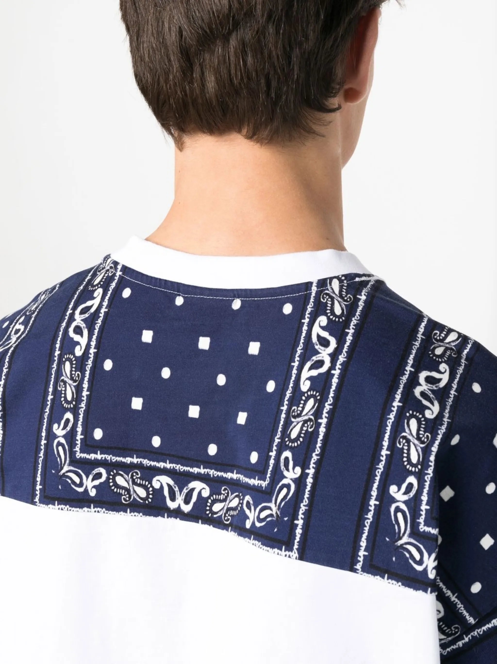 bandana-print cotton T-shirt