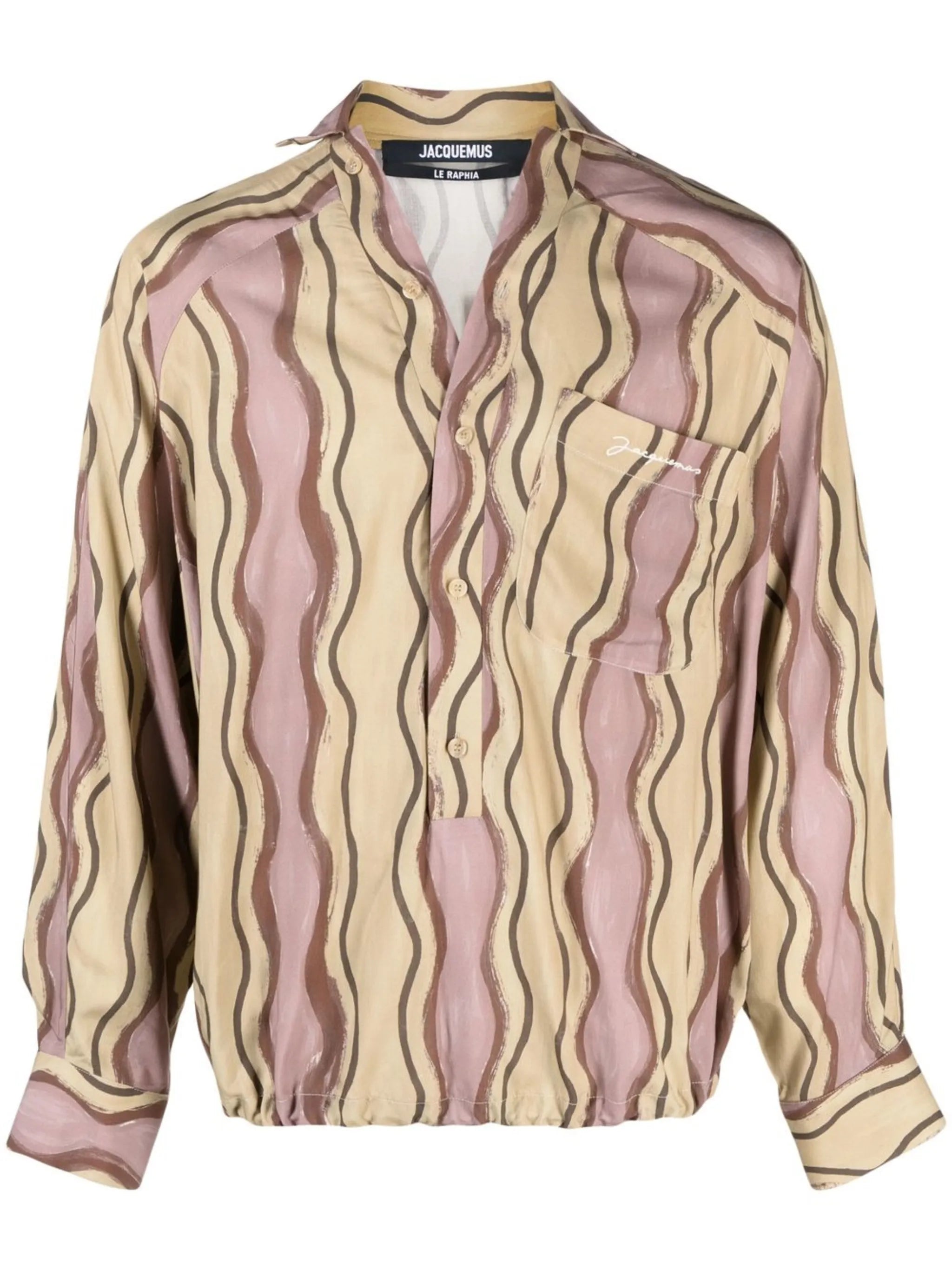 Le haut Pingo wavey-print shirt