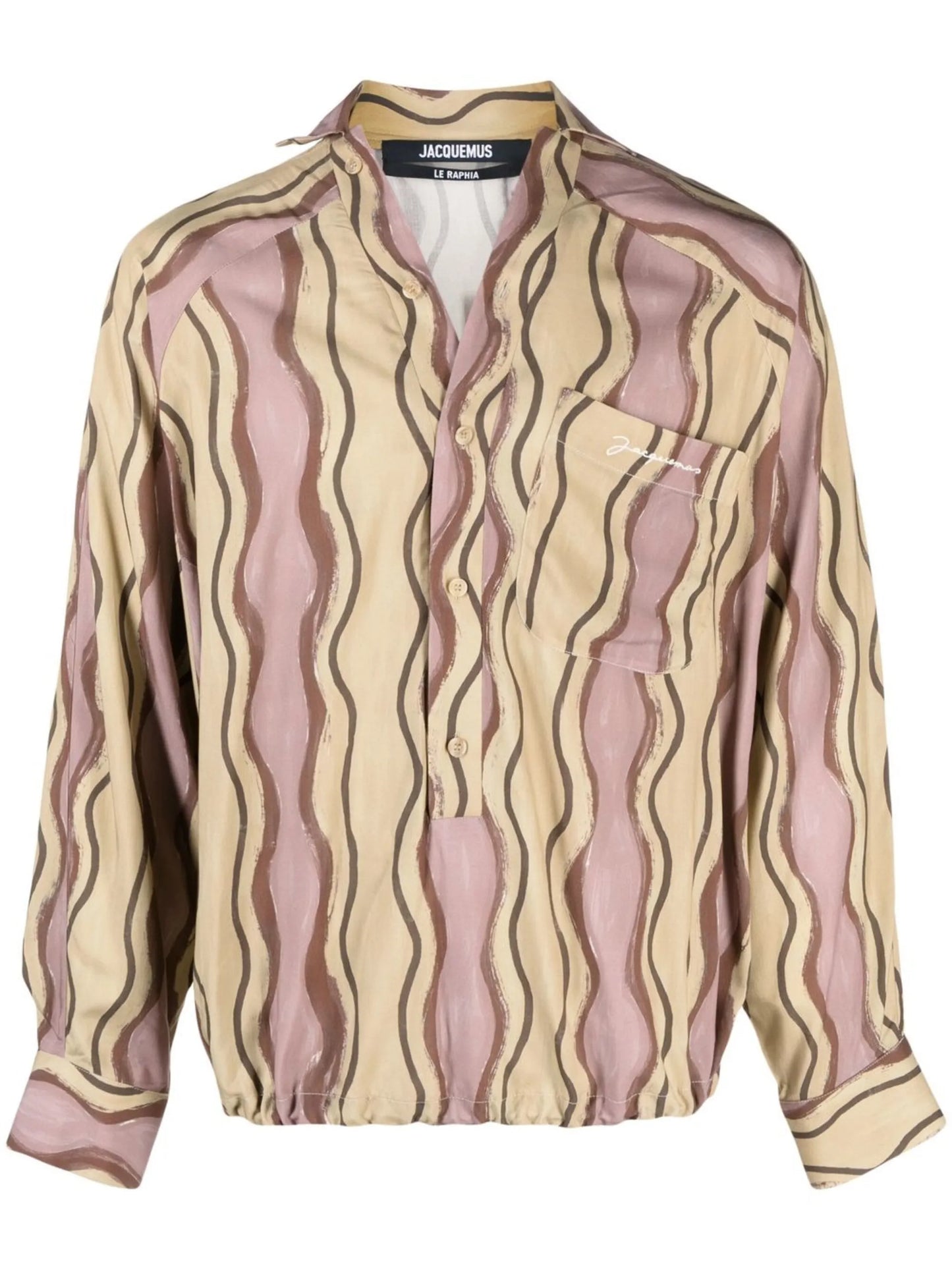 Le haut Pingo wavey-print shirt