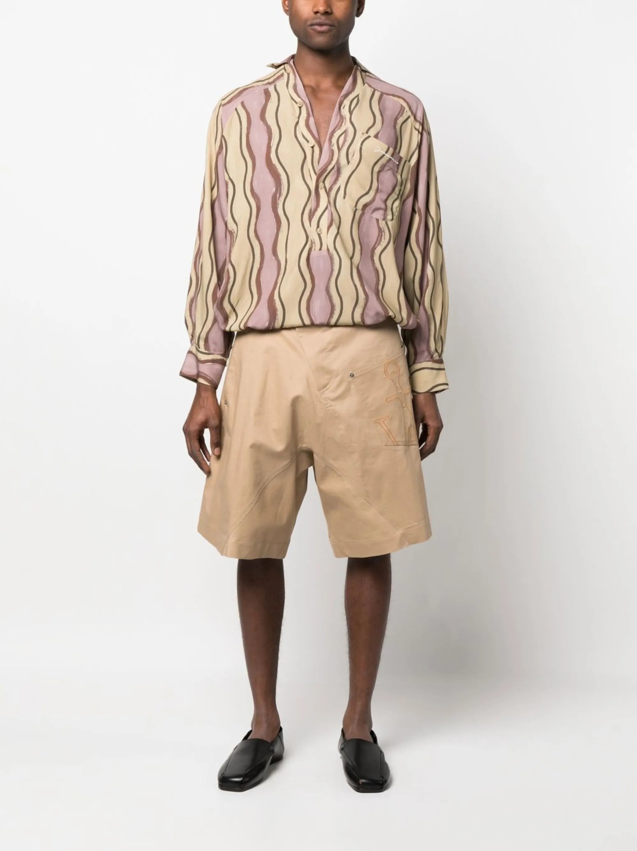 Le haut Pingo wavey-print shirt