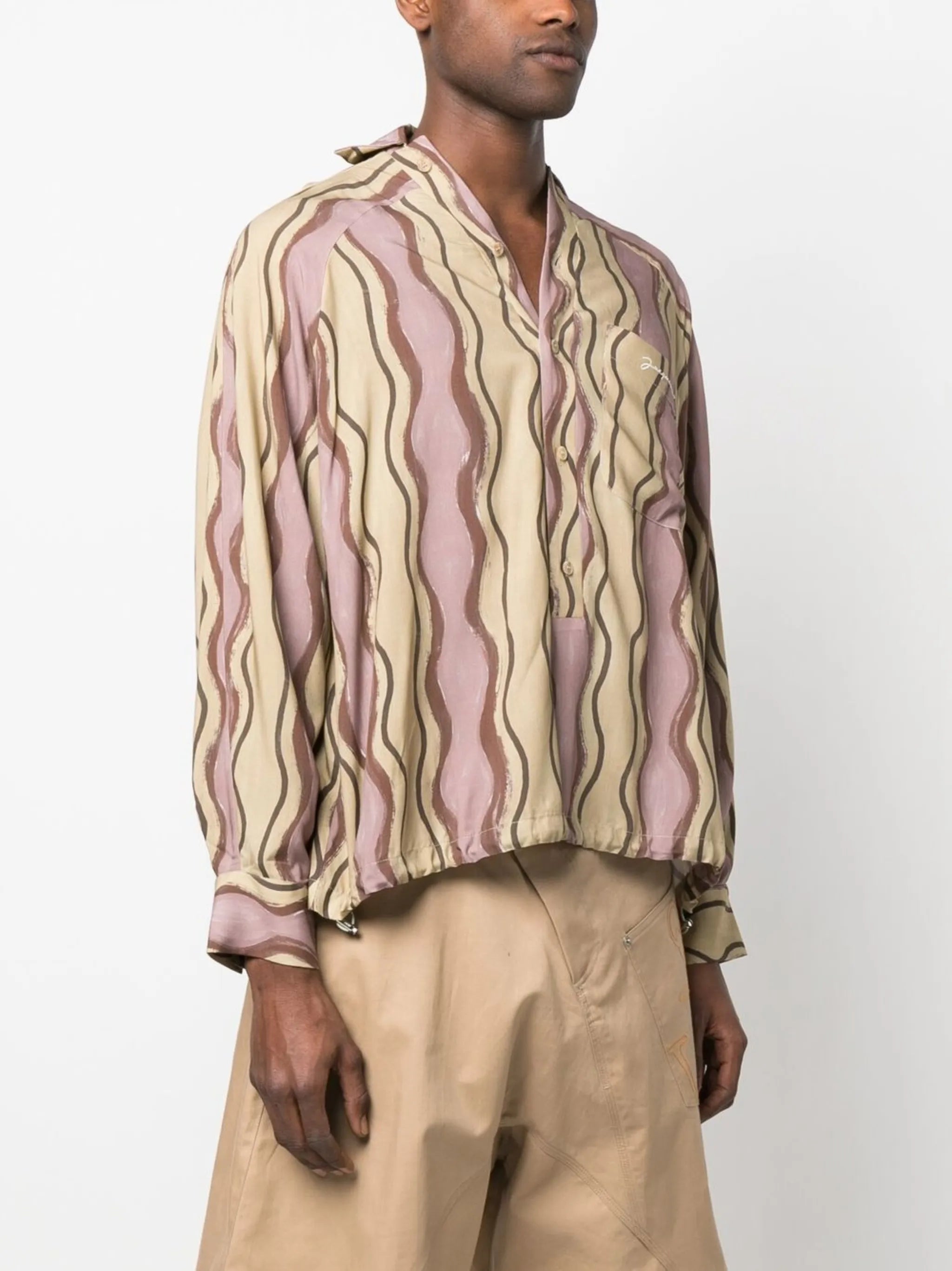 Le haut Pingo wavey-print shirt