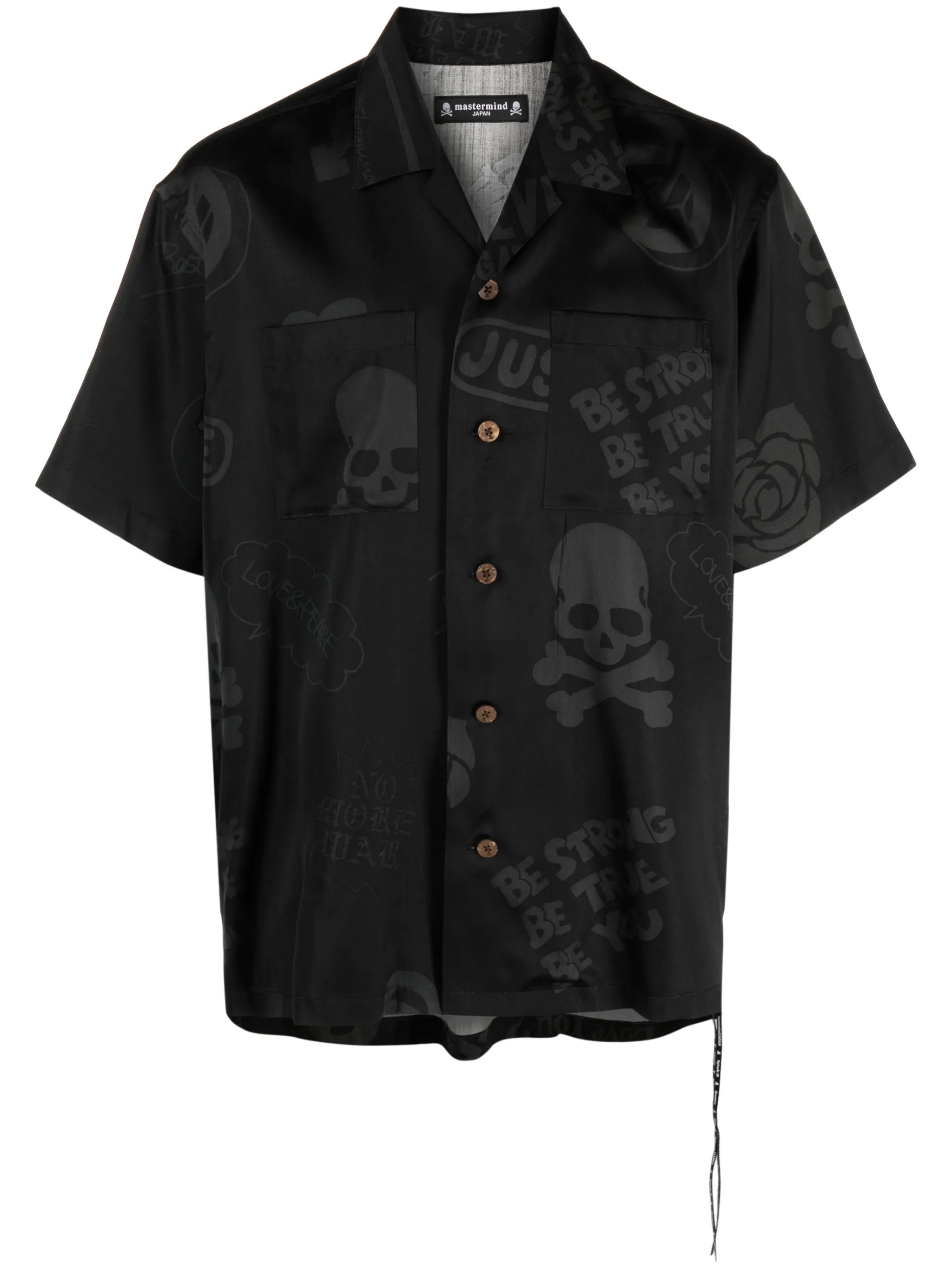 logo-print short-sleeve shirt