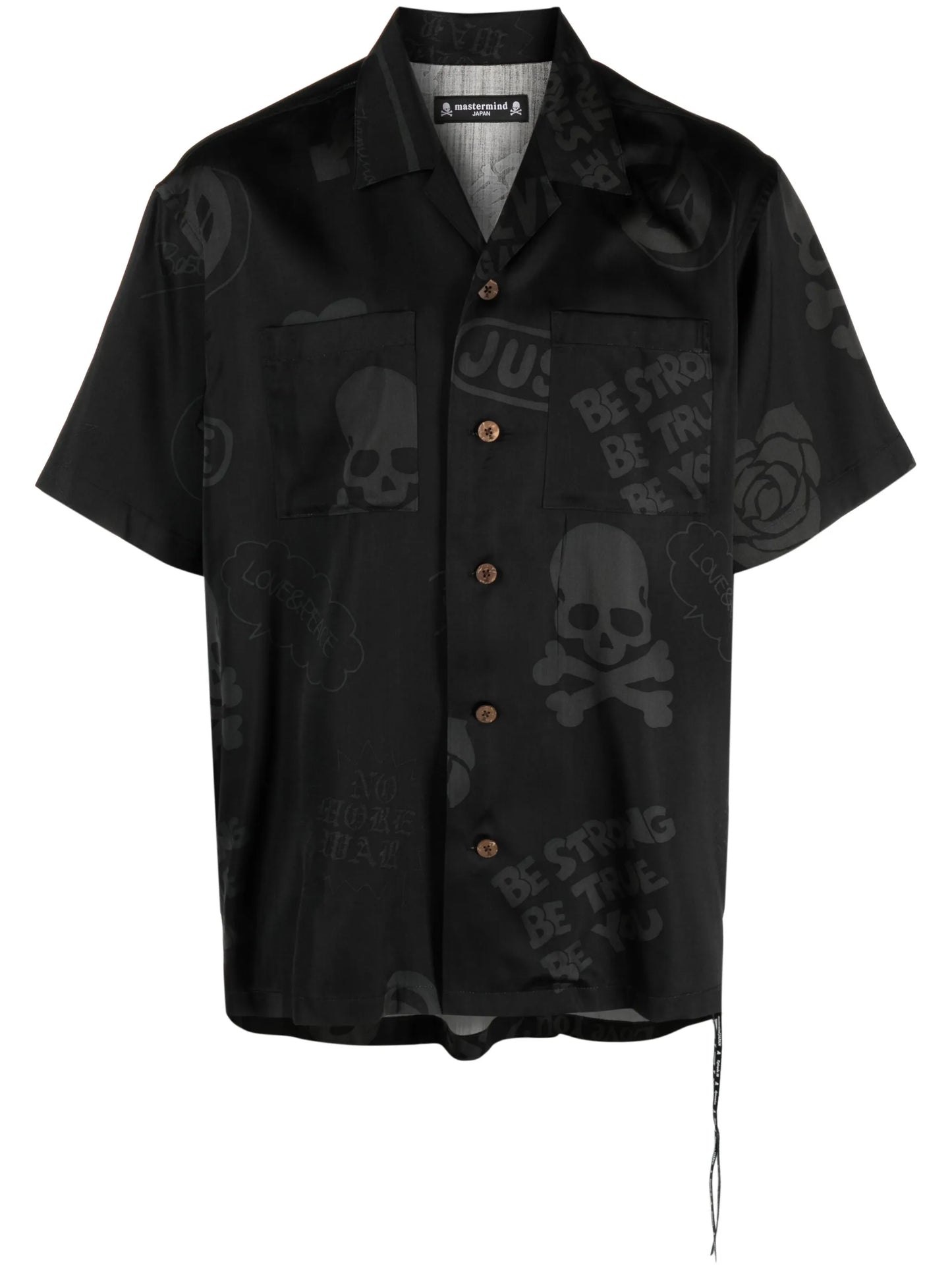 logo-print short-sleeve shirt