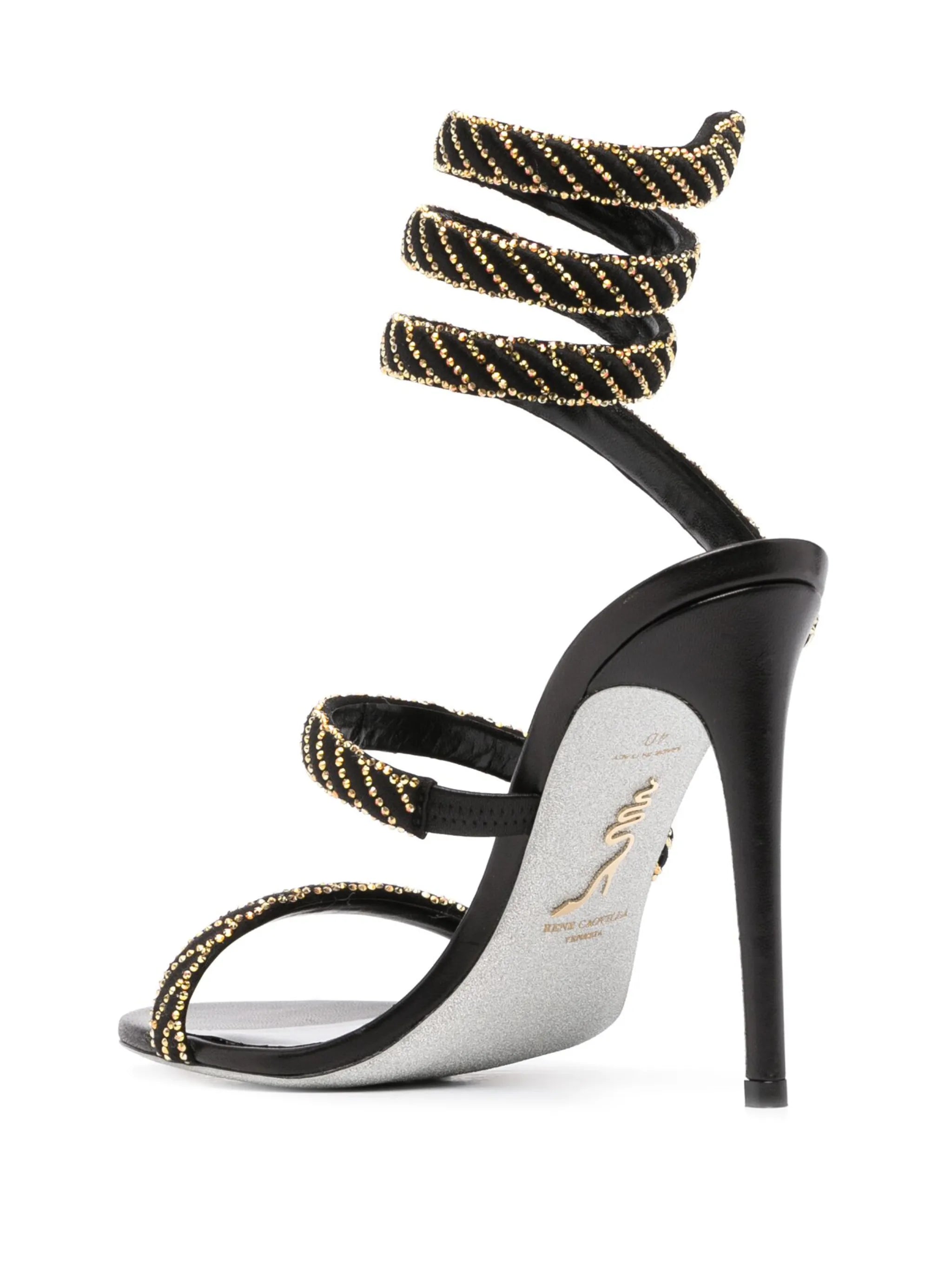 Cleo crystal 120mm sandals