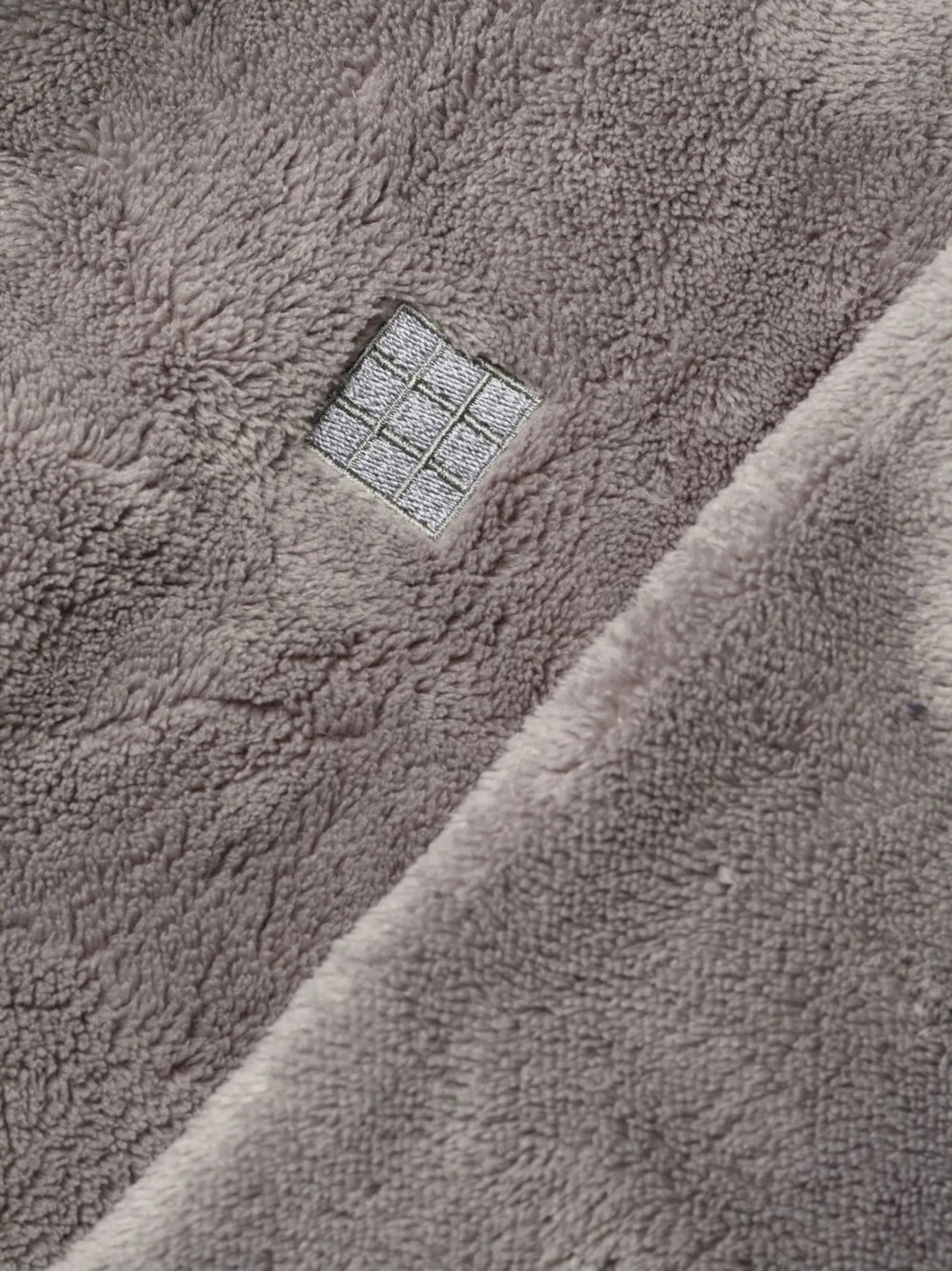 House logo-embroidered robe