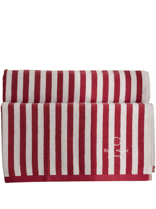 embroidered-logo cotton pool towel