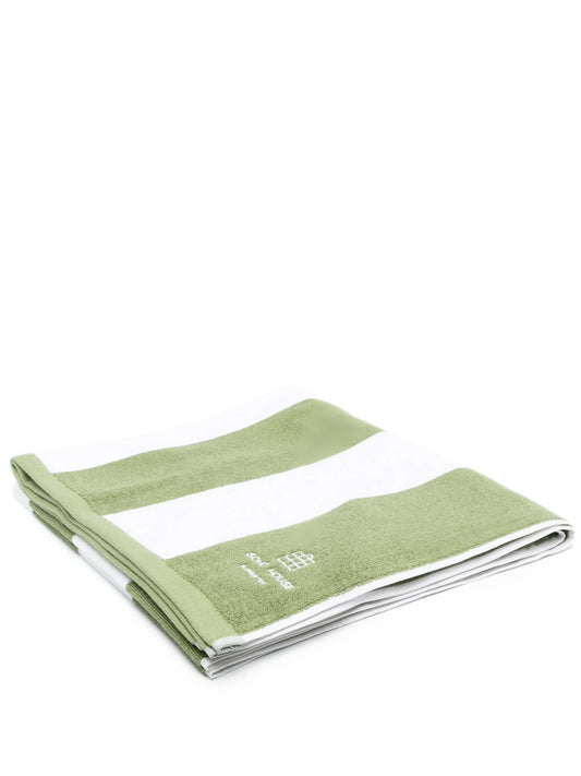 striped cotton towel