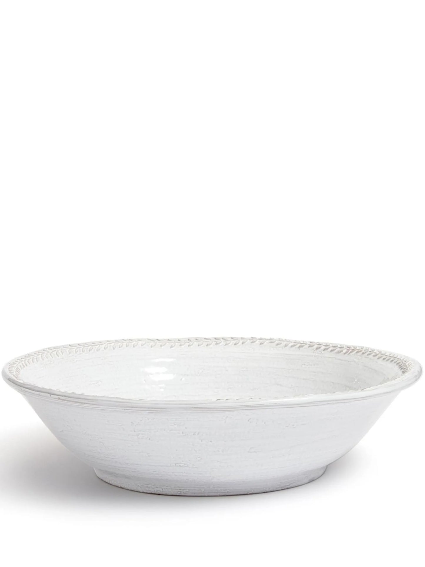 Hillcrest leaf-detail serving bowl