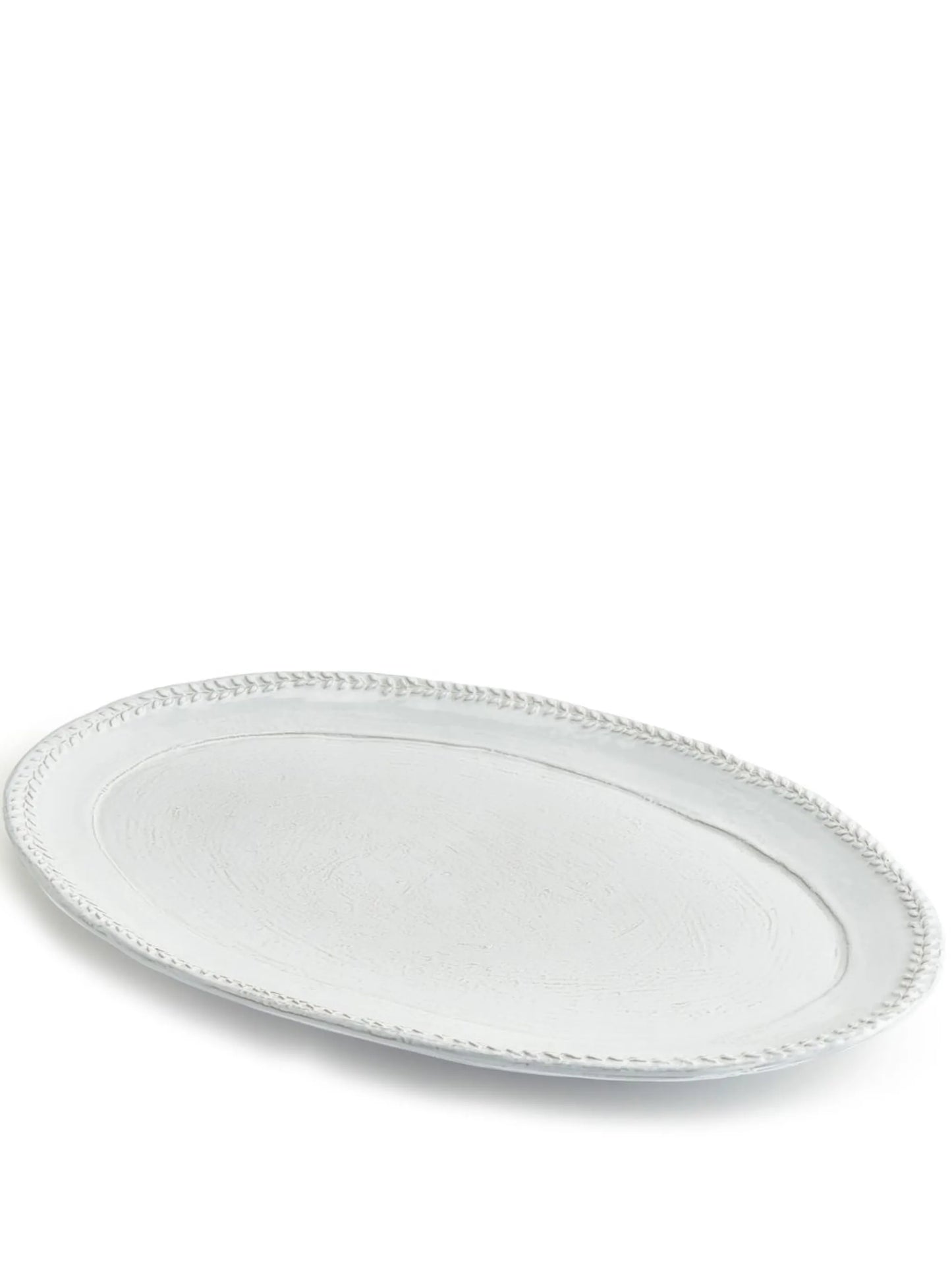 Hillcrest embossed-detail platter