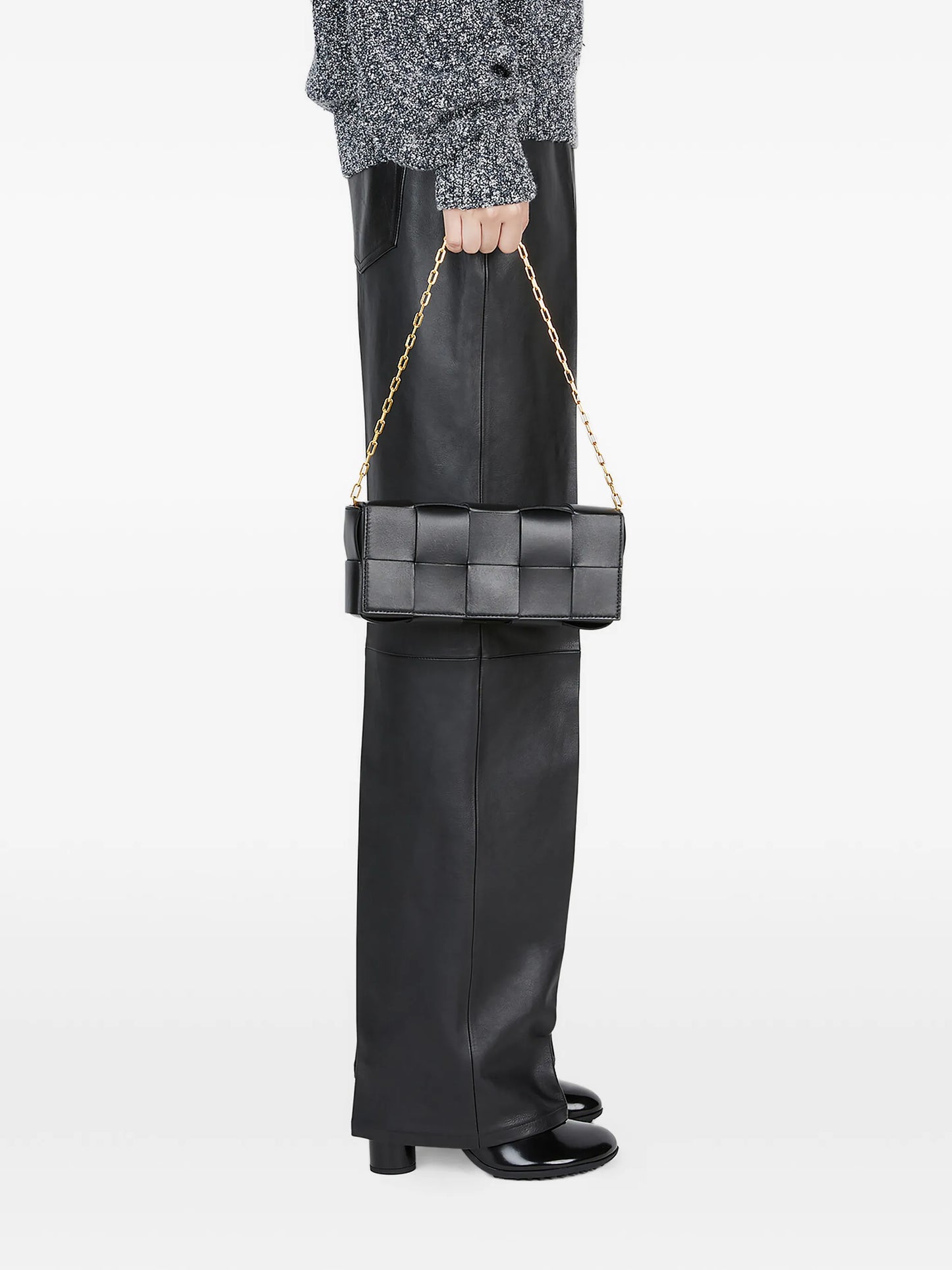 Intrecciato chain shoulder bag