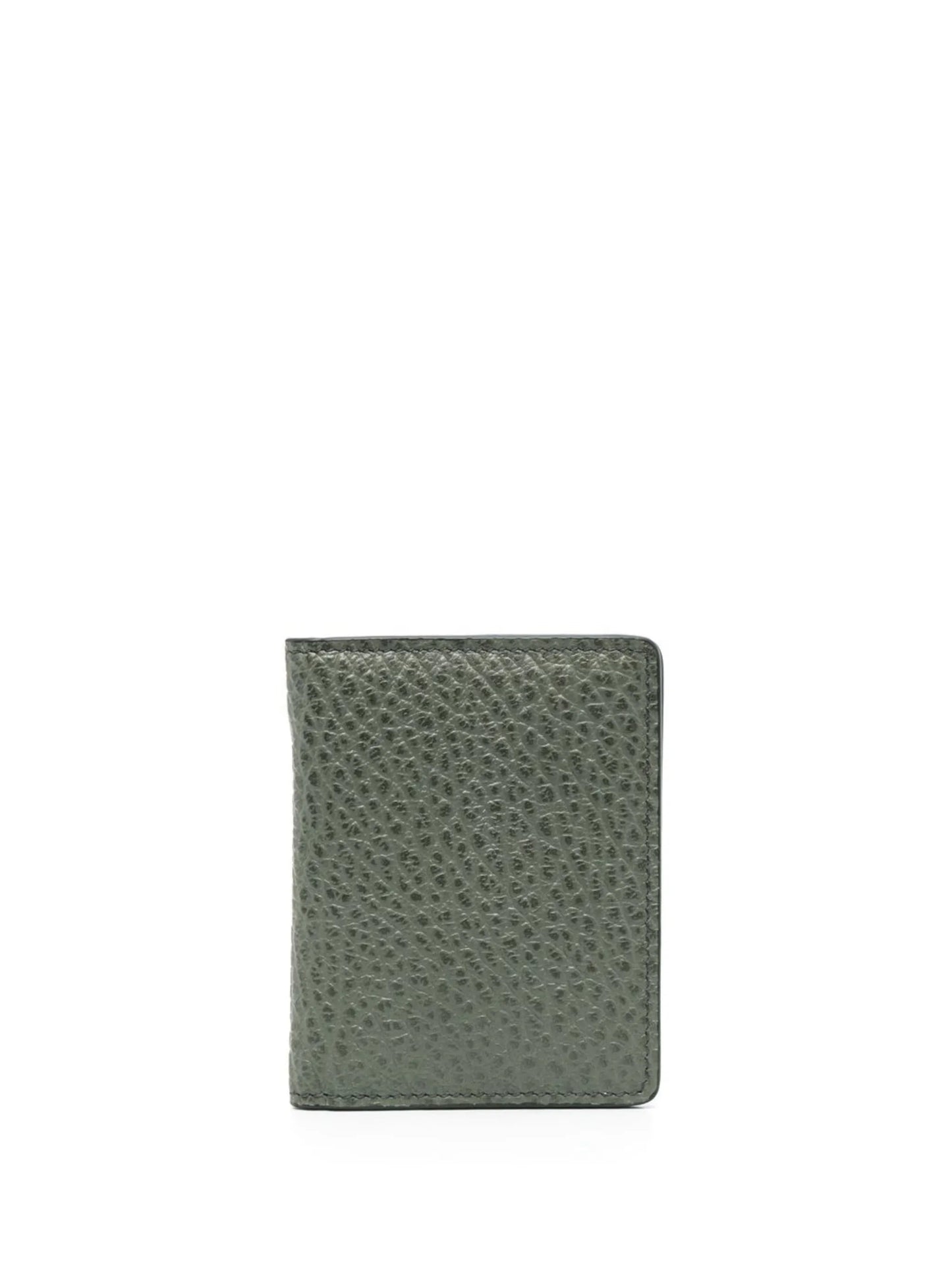 four-stitch leather card holder