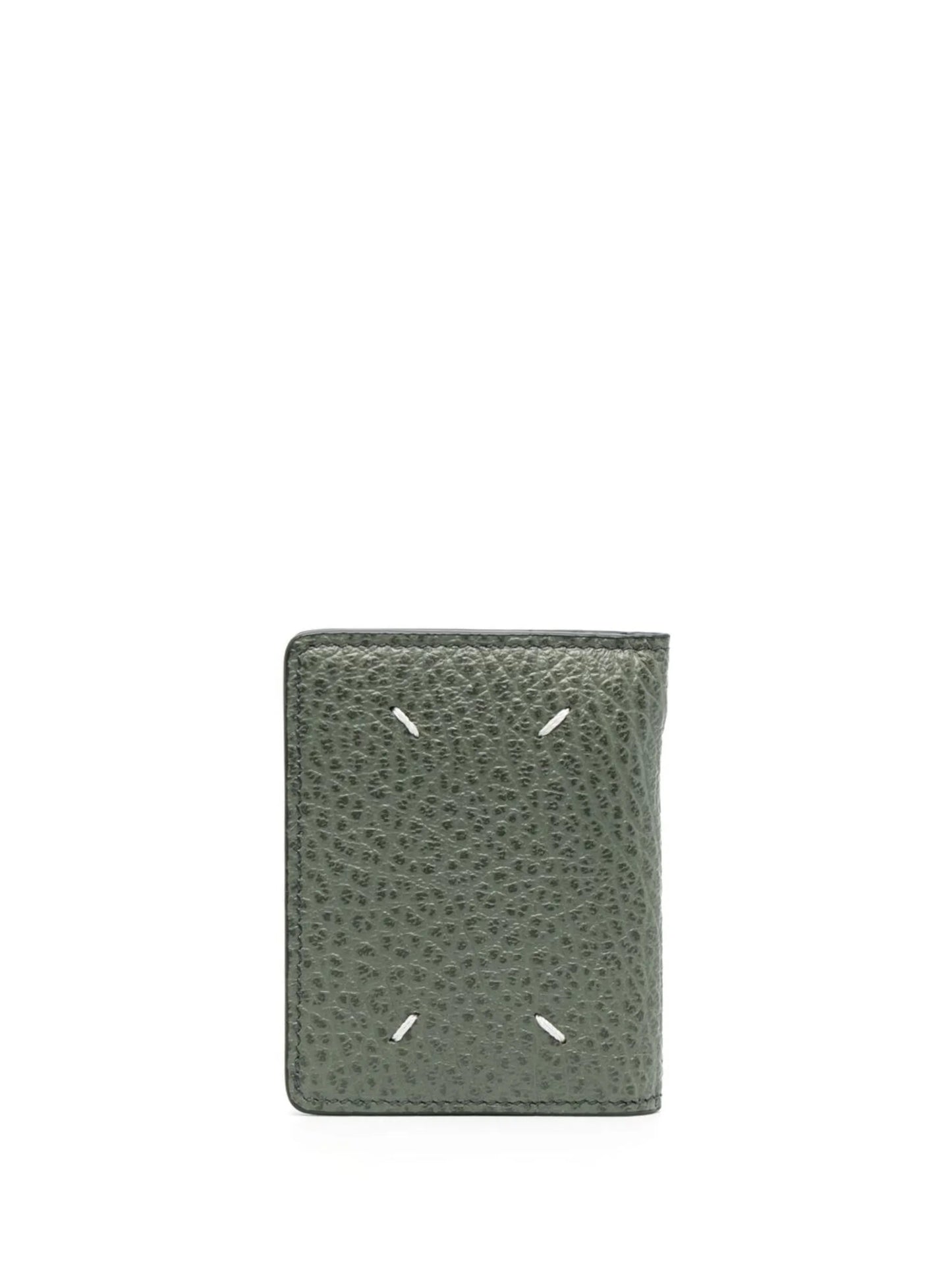 four-stitch leather card holder