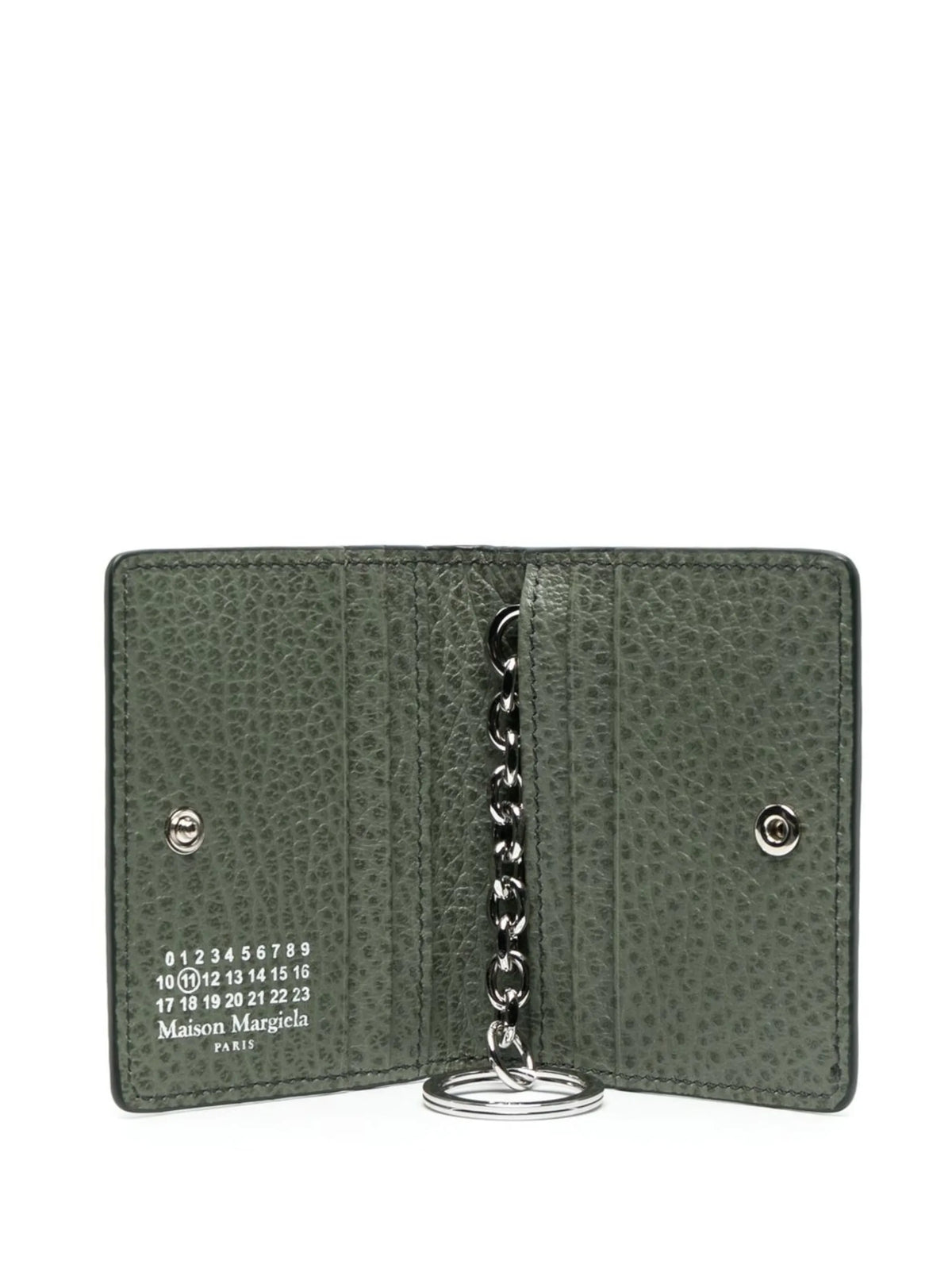 four-stitch leather card holder