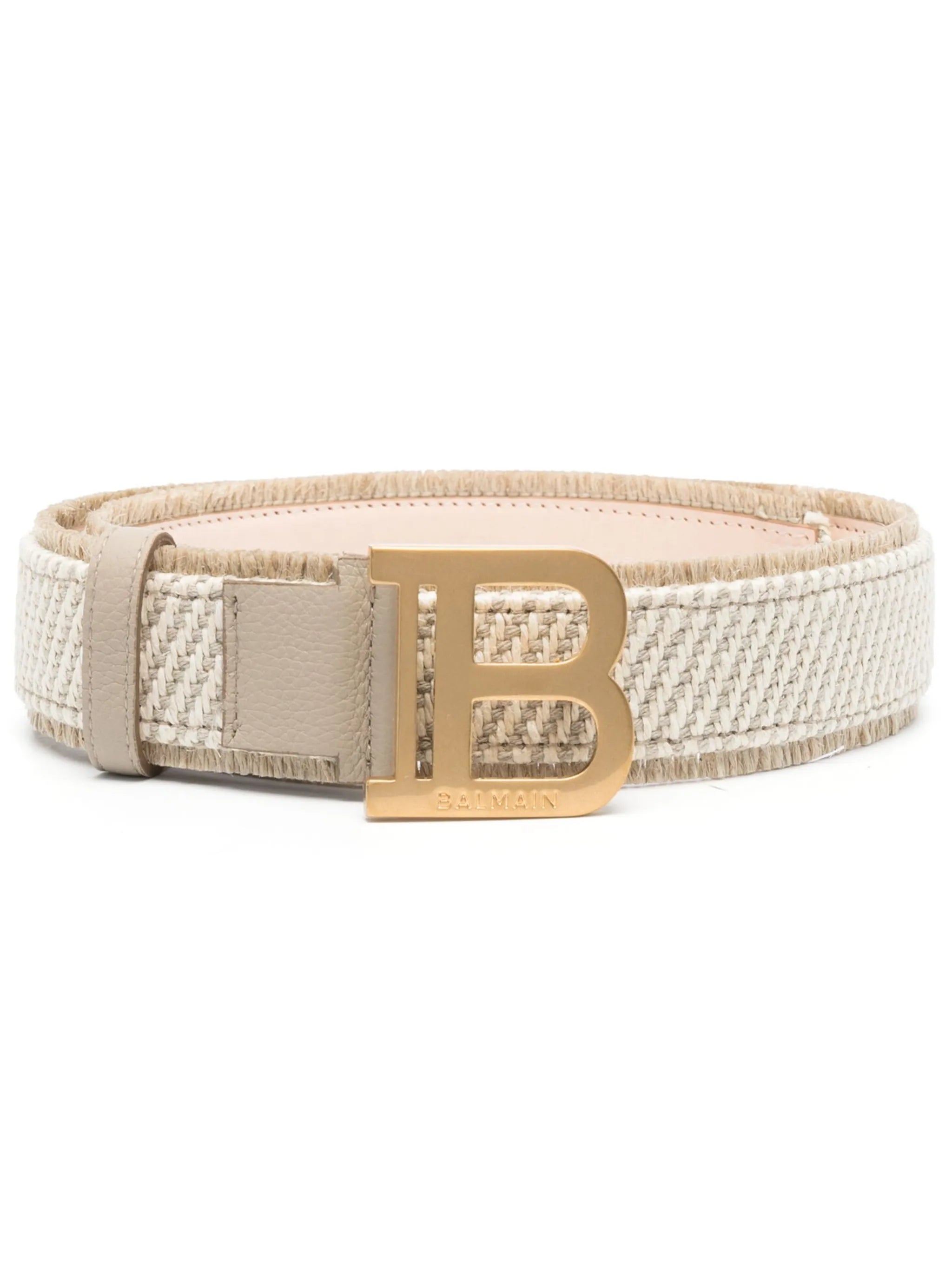 logo-plaque jute belt