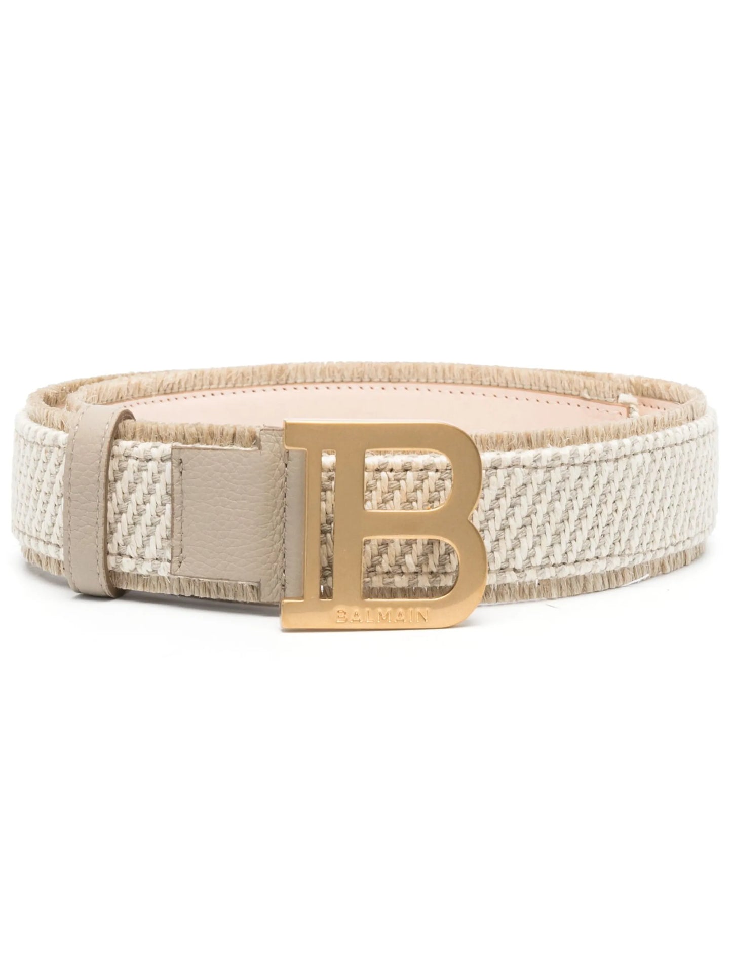 logo-plaque jute belt